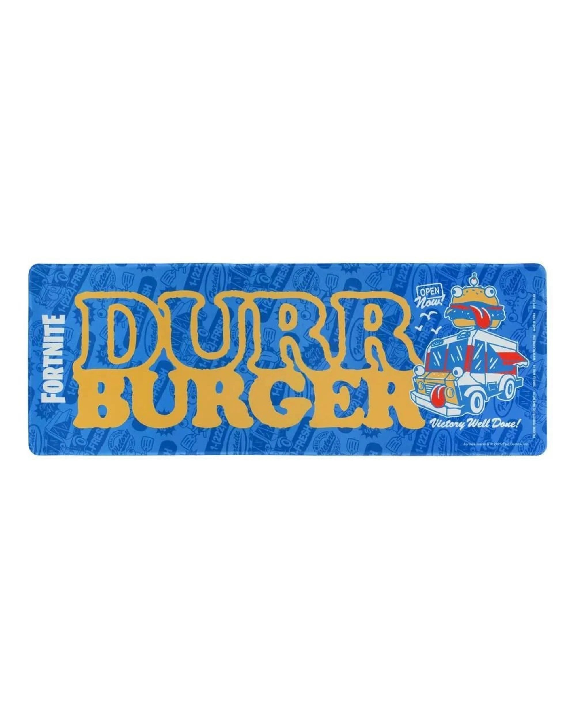 1 Paladone Fortnite Durrr Burger Desk Mat - Blue, 1 of 4