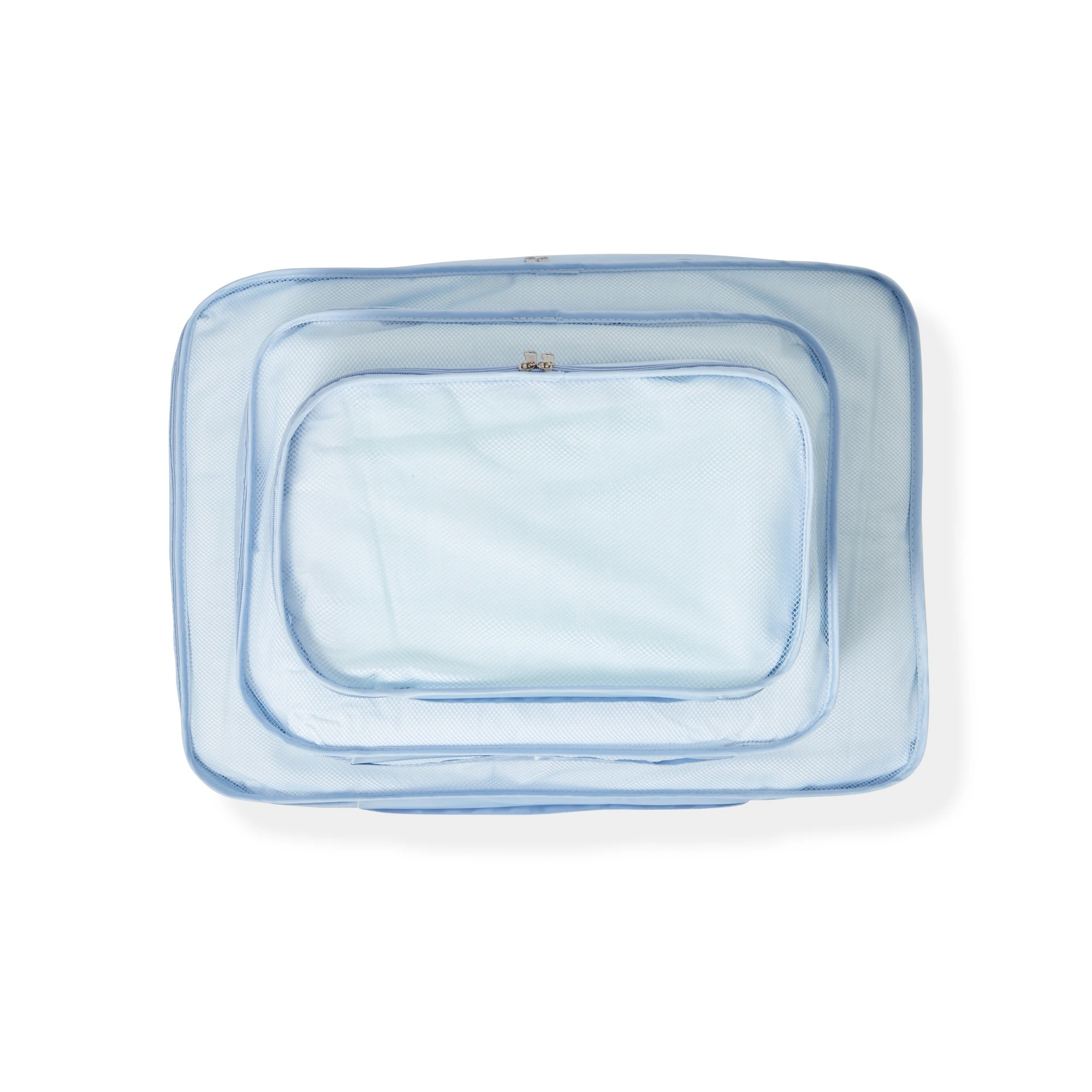 8 3 Piece Packing Cube - Blue, 8 of 9