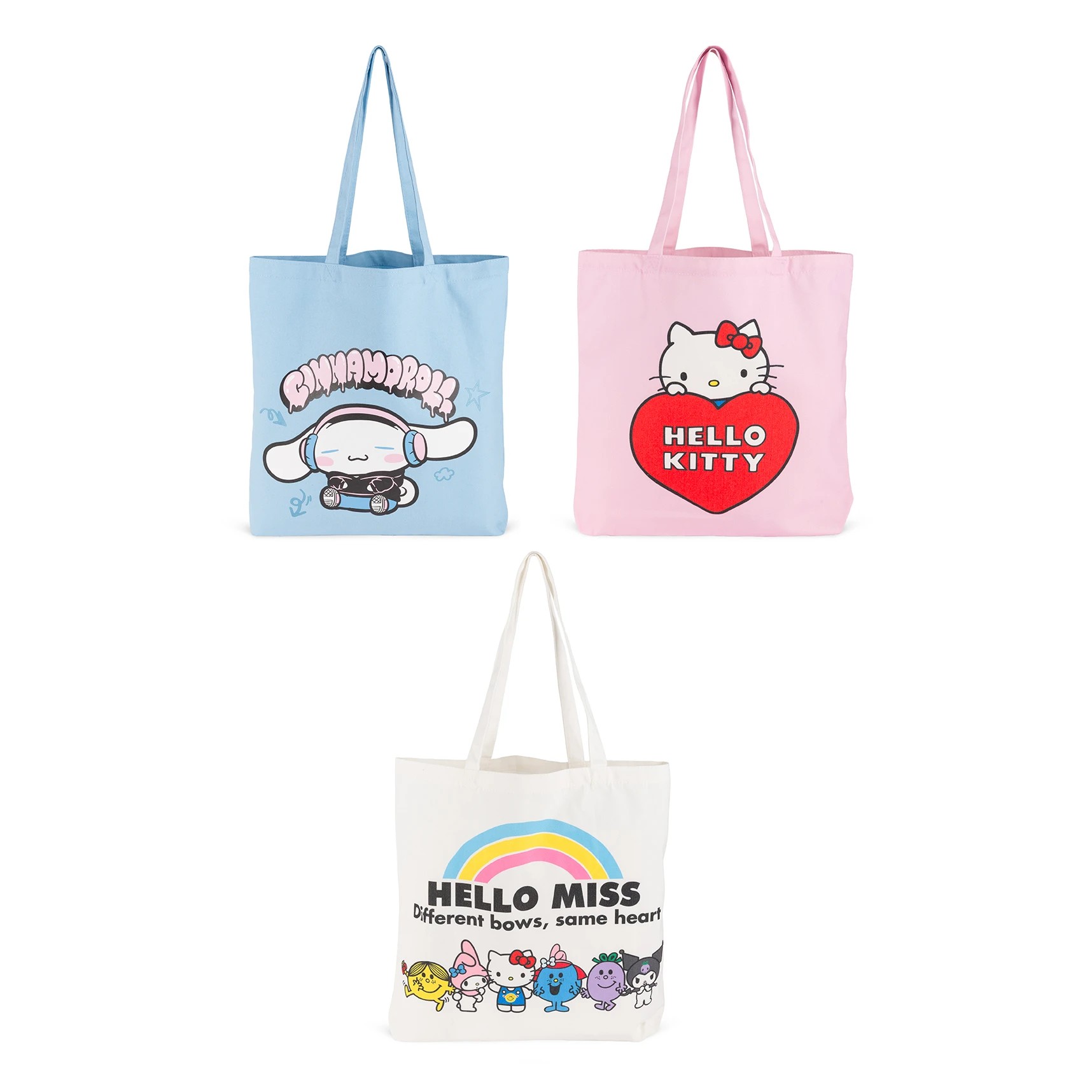 1 Hello Kitty Canvas Tote Bag - Assorted, 1 of 2