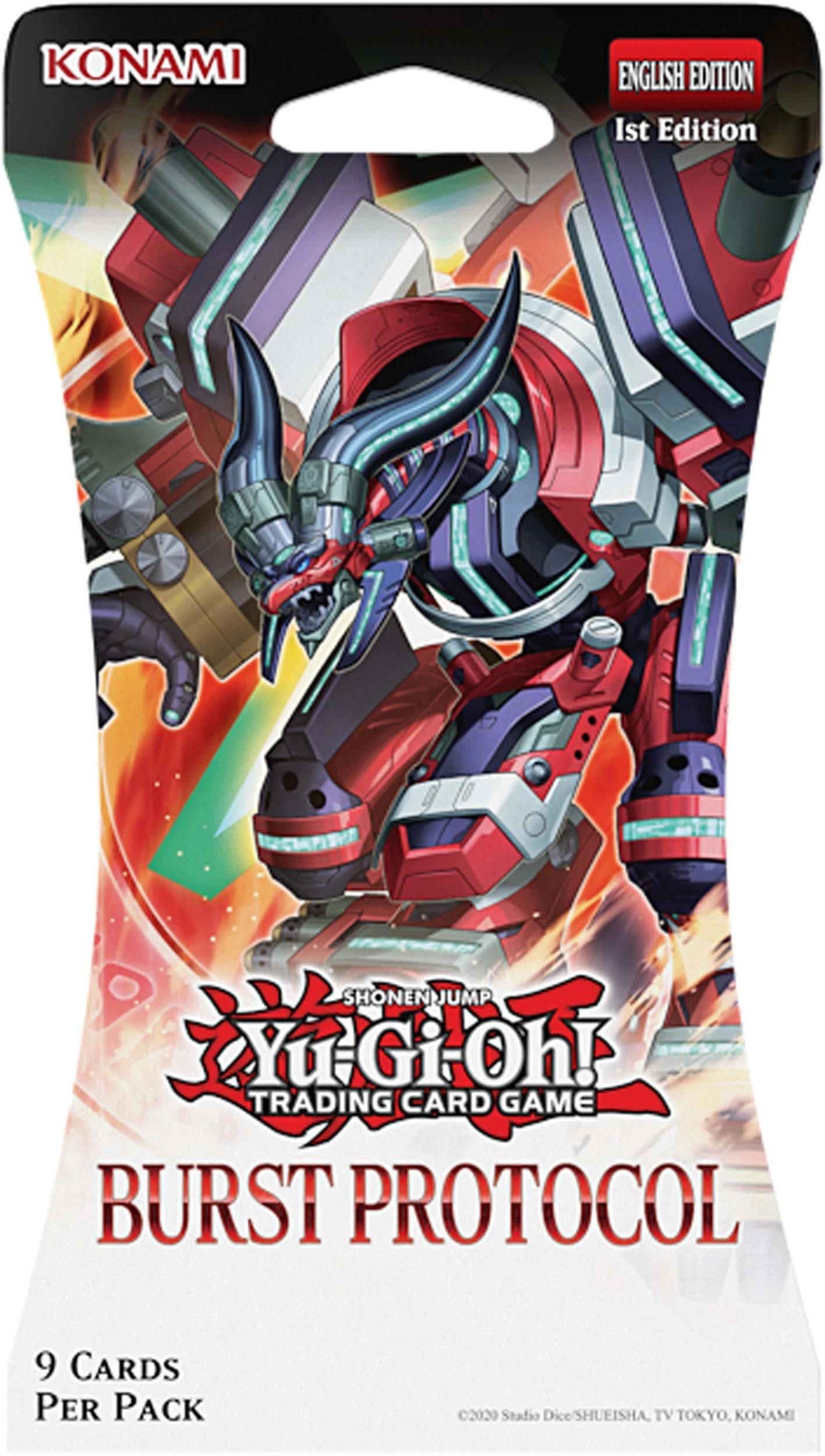 1 Konami Shonen Jump Yu-Gi-Oh! Trading Card Game: Burst Protocol 9 Card Blister, 1 of 3