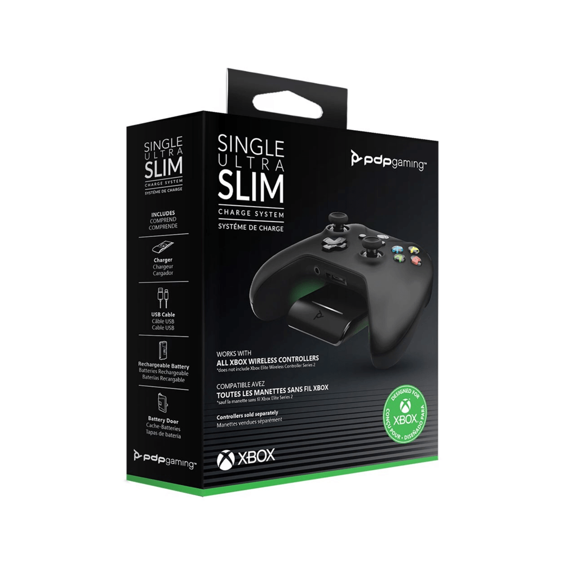 4 PDP Gaming Ultra Slim Single Charge System for Xbox Series X, 4 of 5