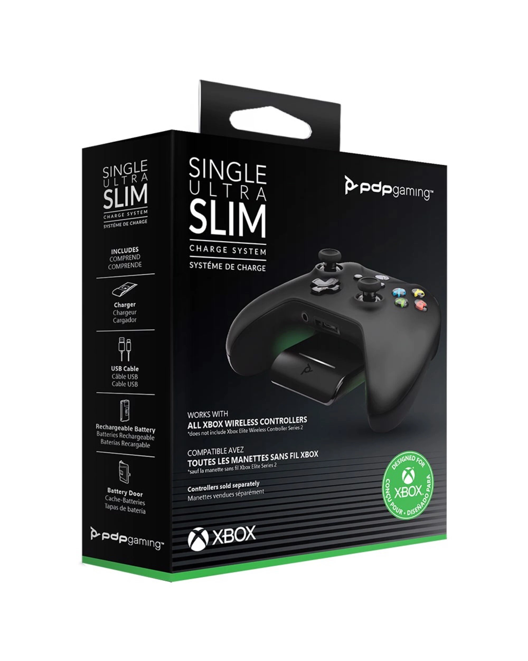 4 PDP Gaming Ultra Slim Single Charge System for Xbox Series X, 4 of 5