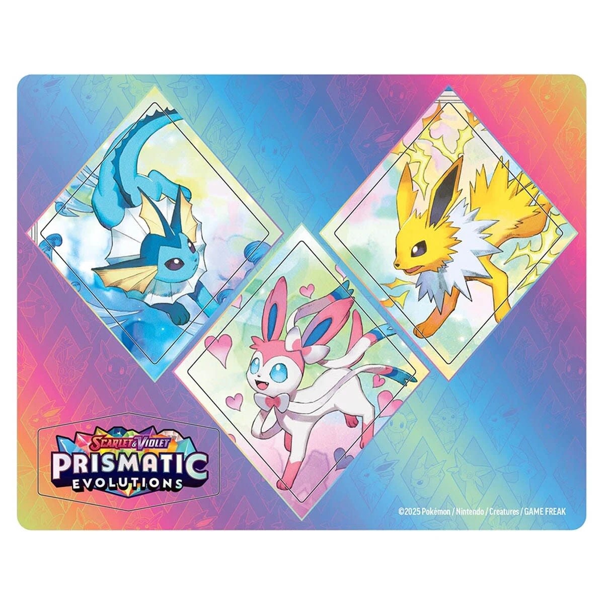 7 Pokemon Trading Card Game: Scarlet and Violet Prismatic Evolution Tech Sticker Collection - Assorted, 7 of 8