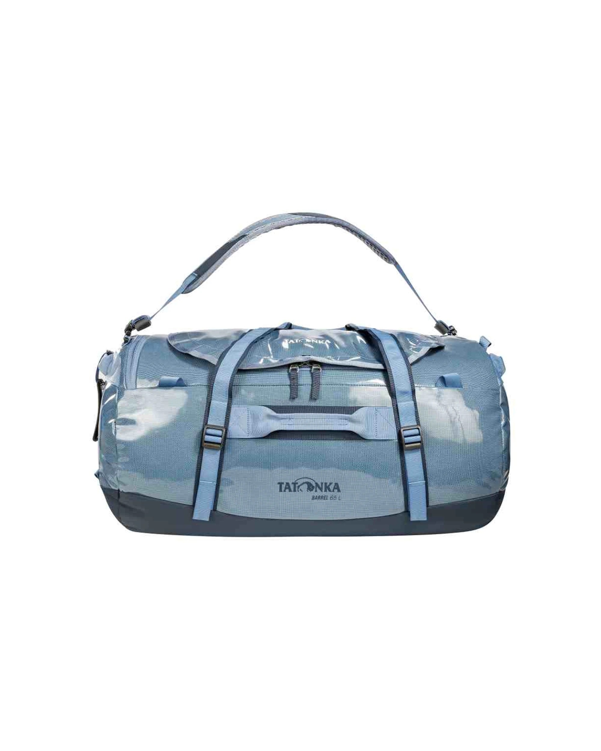 6 Tatonka Barrel Duffel Outdoor Travel Bag 110L Ballistic Nylon Padded Base - Blue, 6 of 10