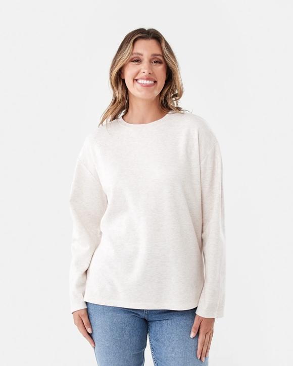 Long Sleeve Pique Top