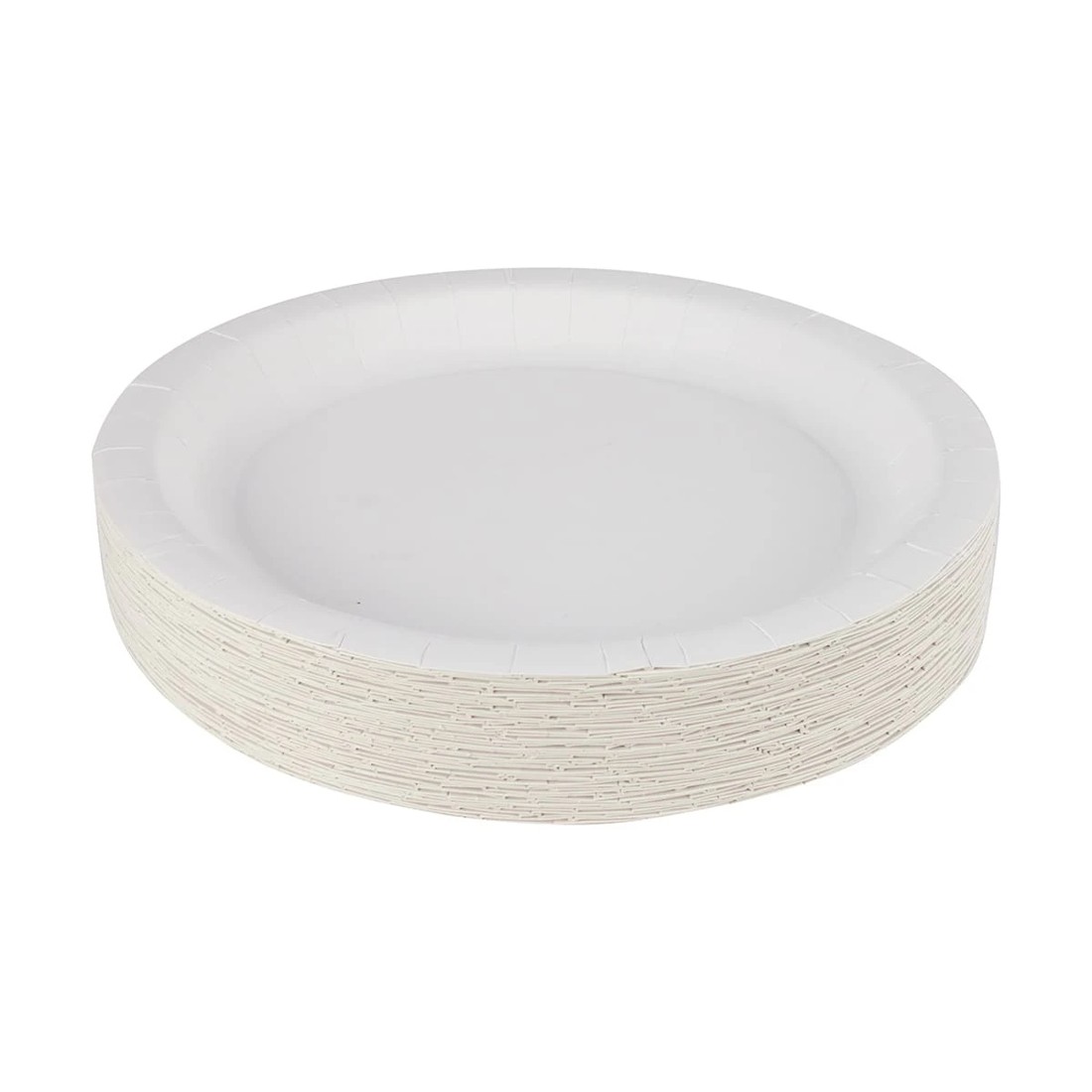 1 50 Piece White Round Paper Plates, 1 of 7