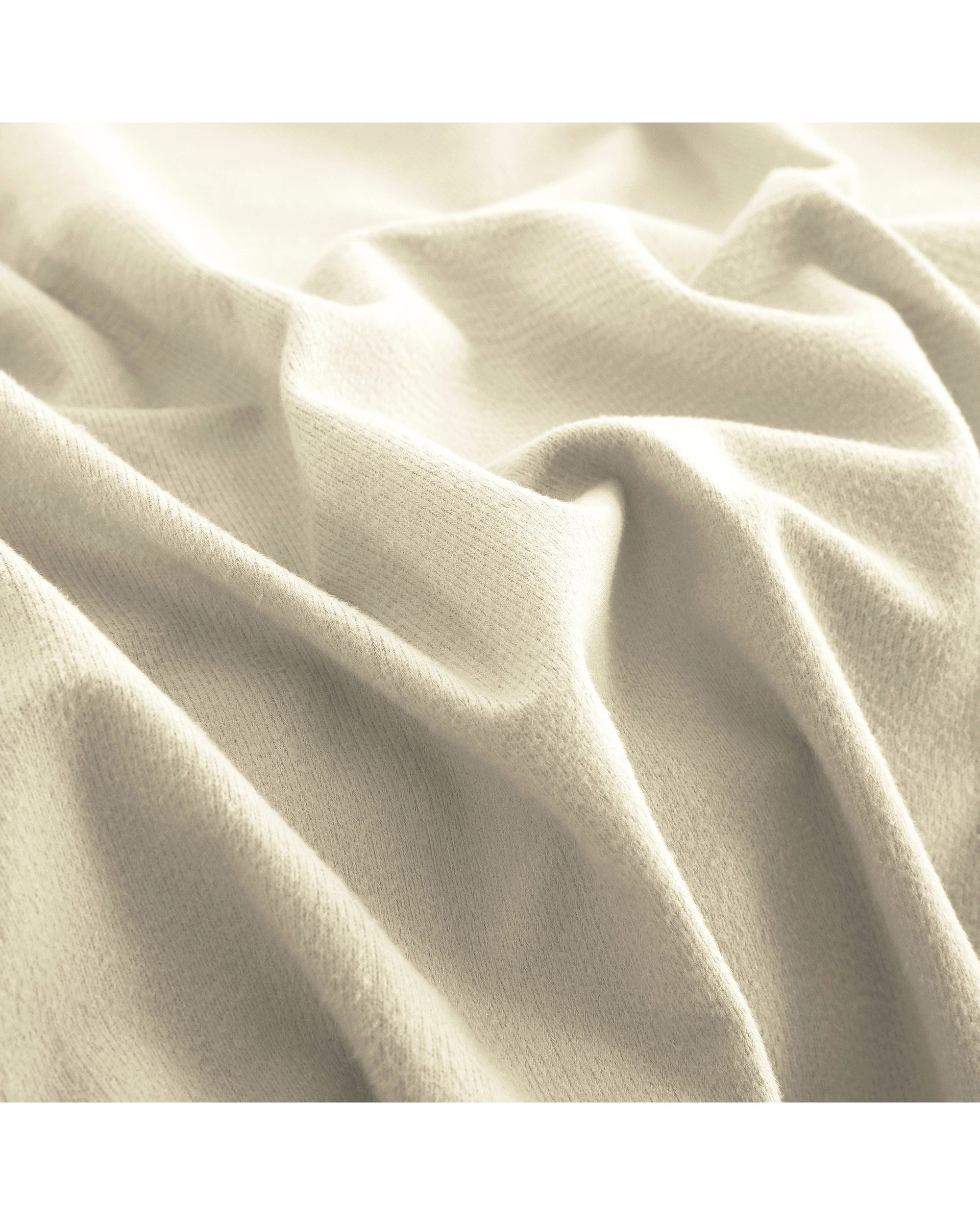 4 Dreamaker Micro Flannel Combo Fitted Sheet Set - King Single Bed - Cream, 4 of 7