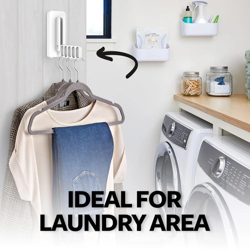 6 Command Folding Clothes Hanger, 6 of 7