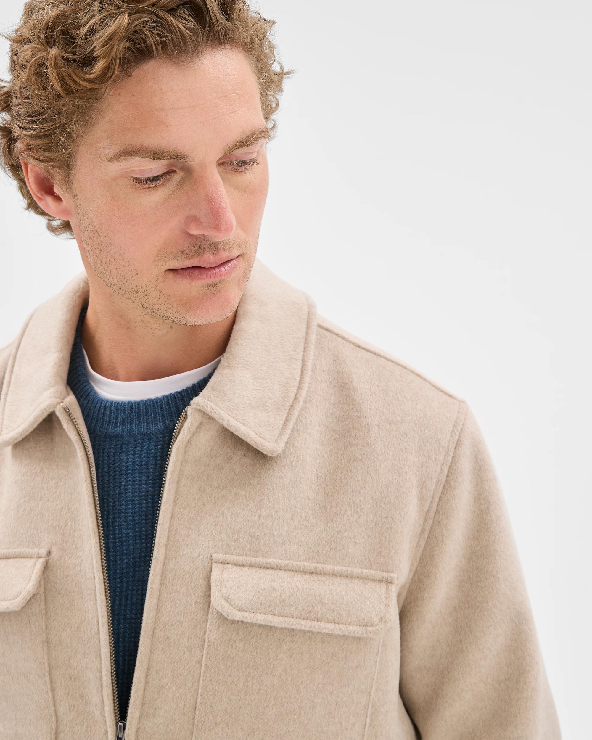5 Preview Melton Jacket NEUTRAL, 5 of 6