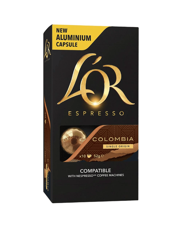 L'OR Espresso Coffee Capsules Colombia 10 Pack