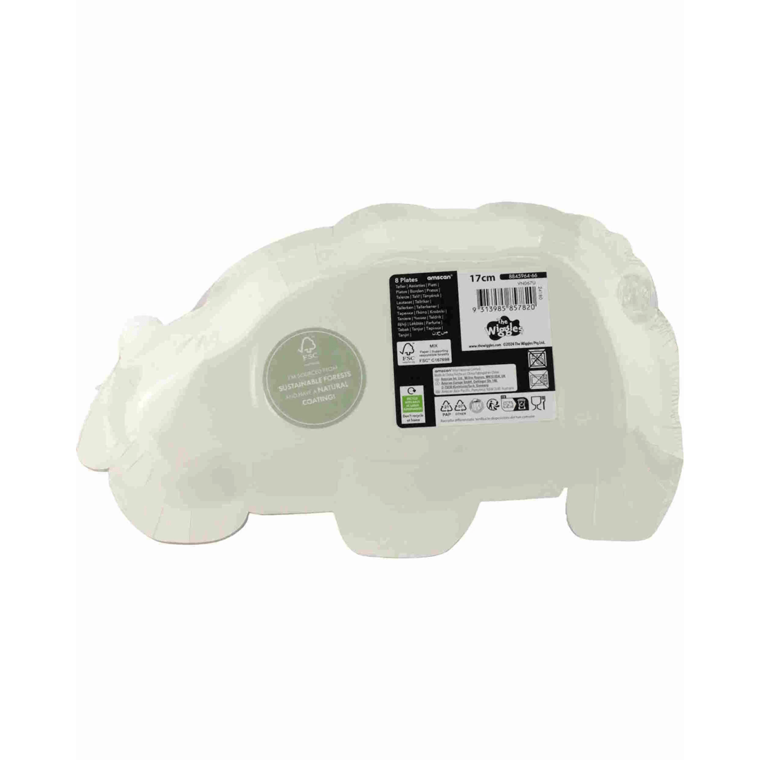 2 Amscan The Wiggles Party Big Red Car Paper Plates Pack of 8, 2 of 2