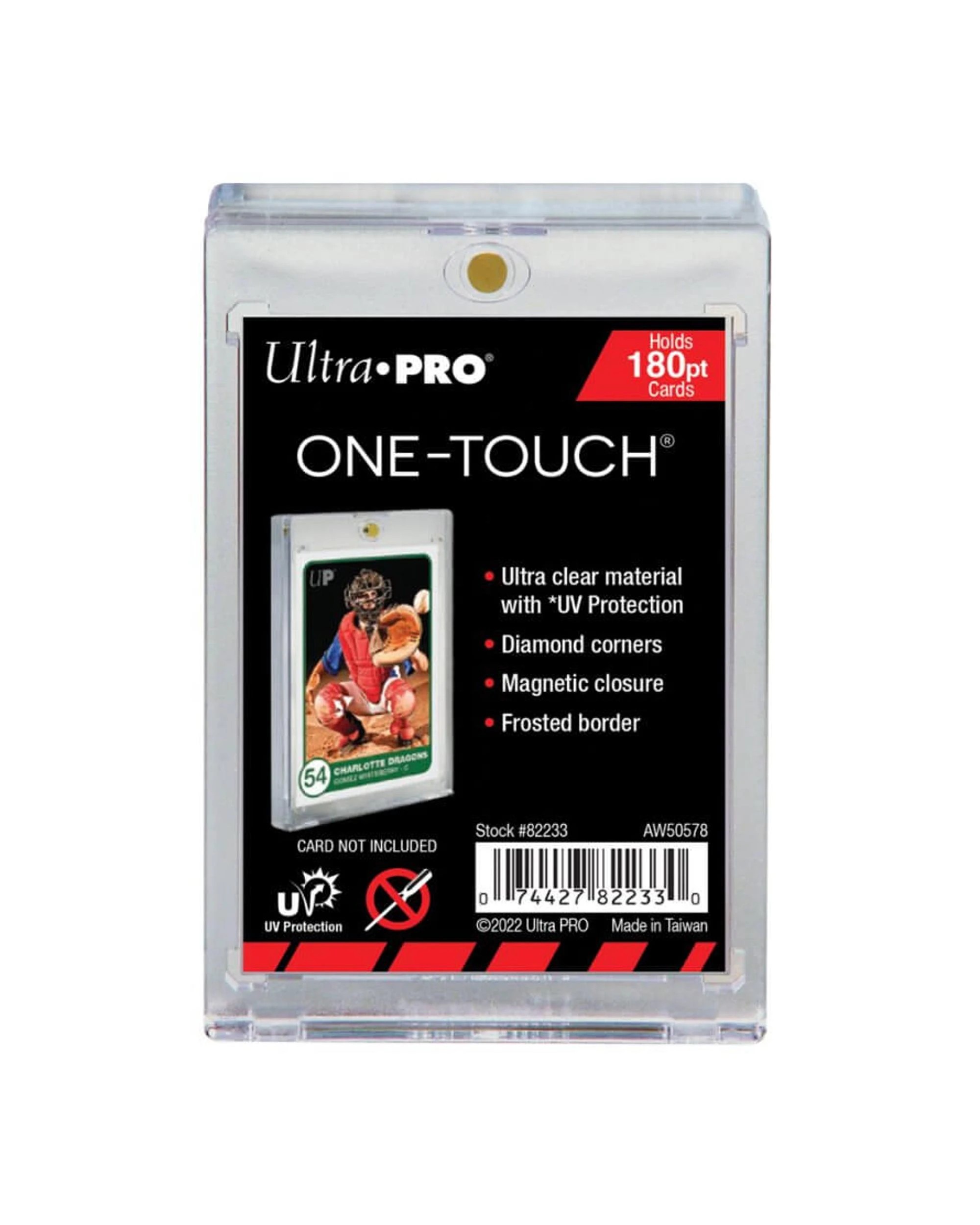1 Ultra Pro Specialty Holders UV One-Touch 180pt Card Holder - Clear, 1 of 1