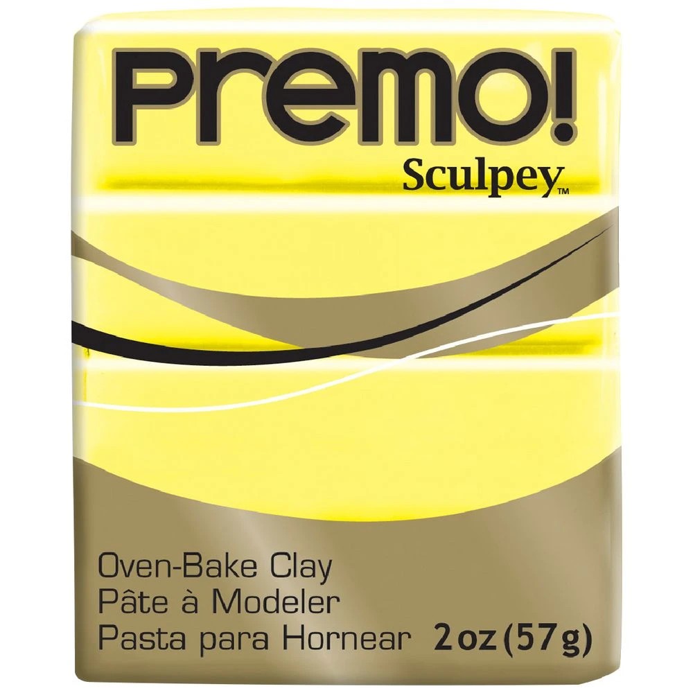 1 Sculpey Premo Modelling Clay Sunshine 57g, 1 of 3