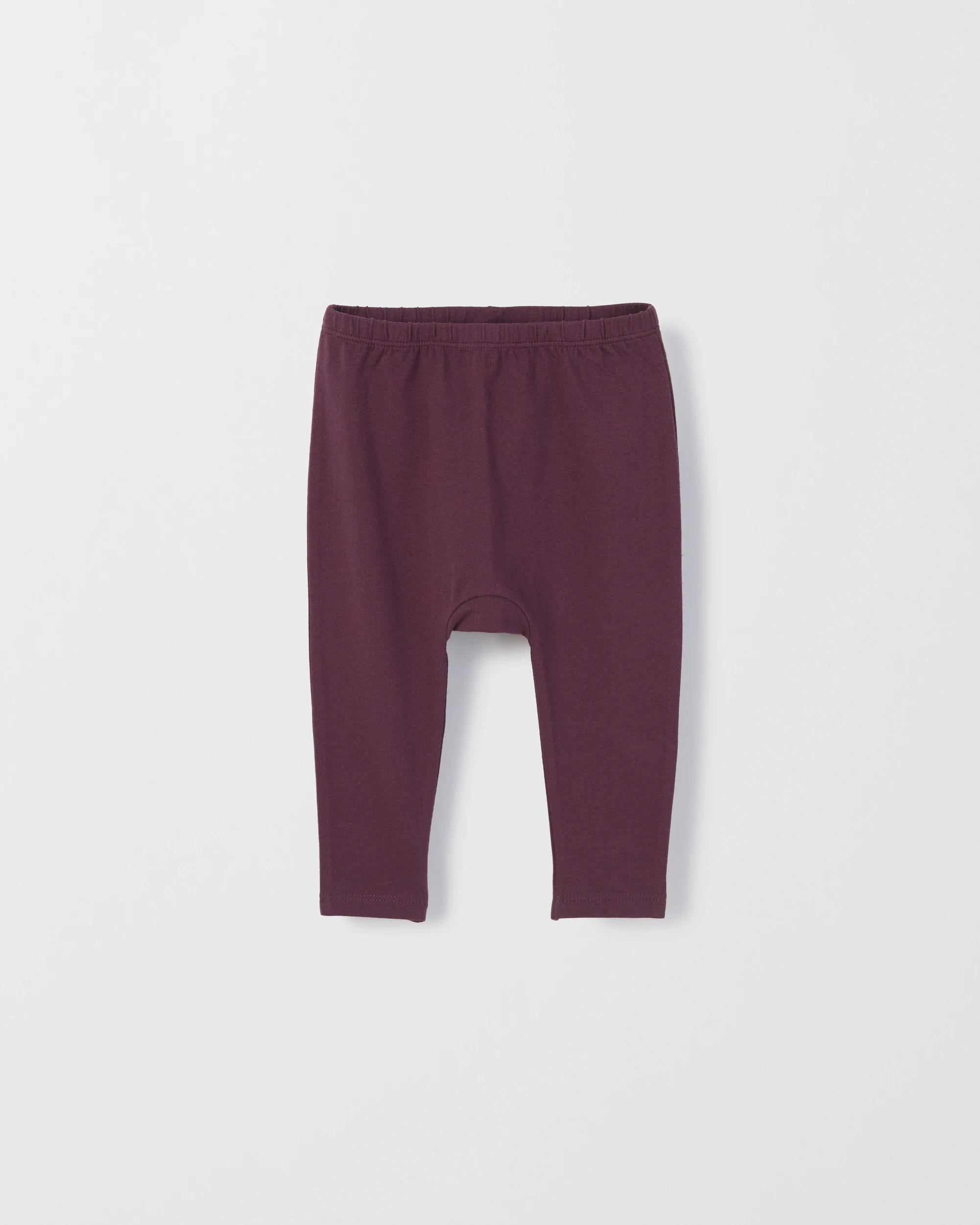 4 Target Baby Baby Organic Cotton 3 Pack Leggings STRIPE PURPLE, 4 of 5