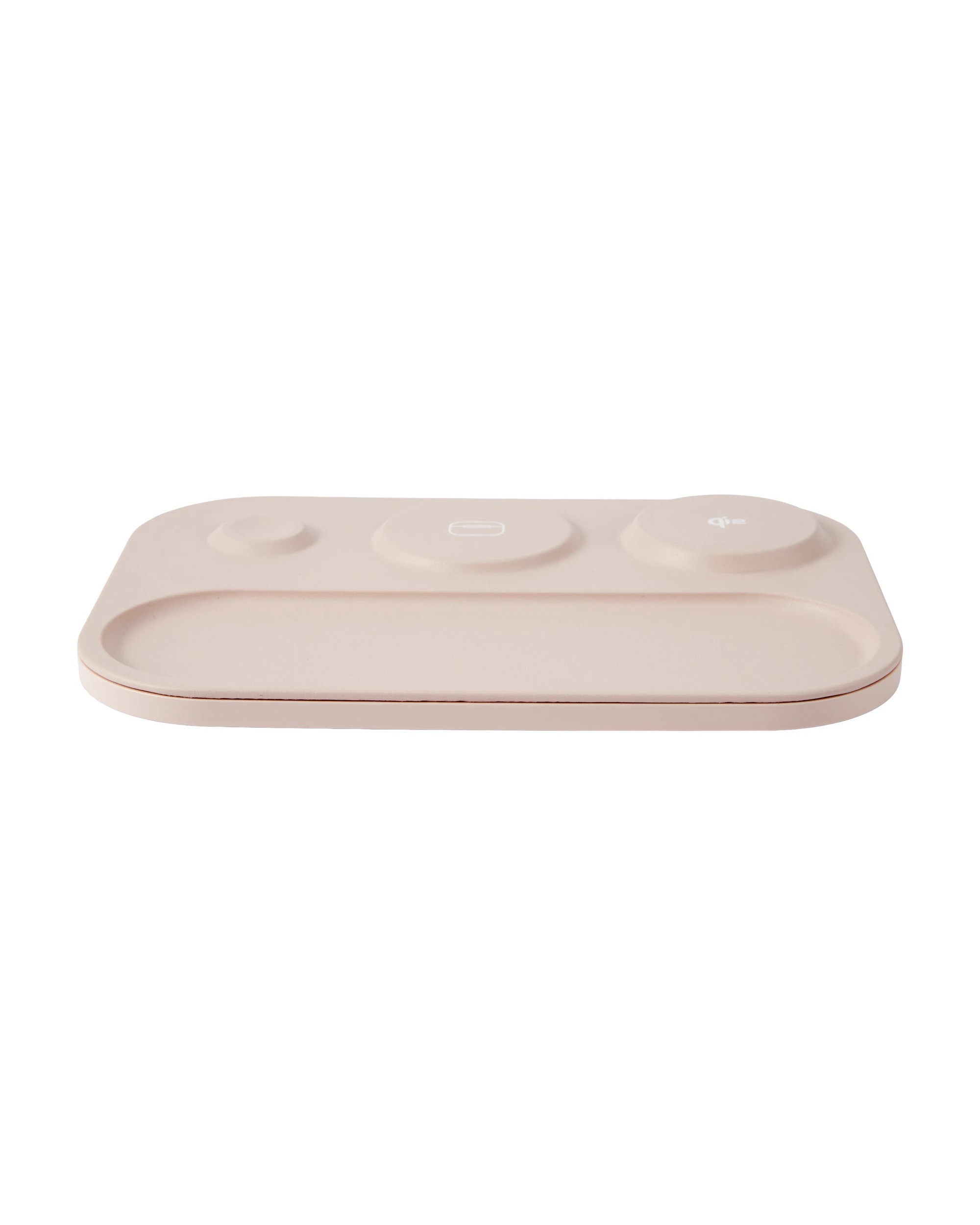 2 3-in-1 Wireless Charger Tray - Beige, 2 of 9