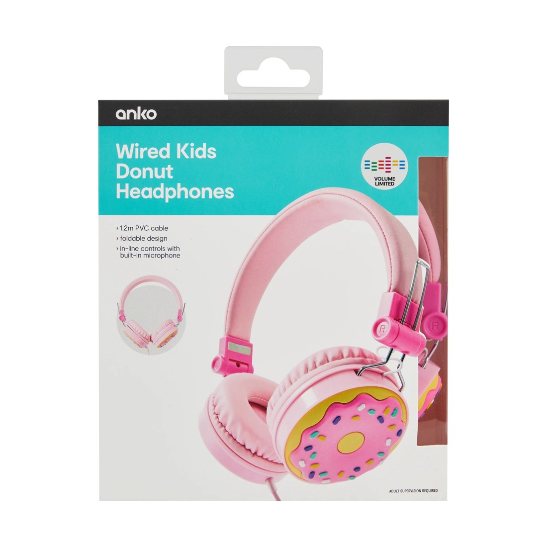 9 Wired On-Ear Kids Headphones - Donut, 9 of 10