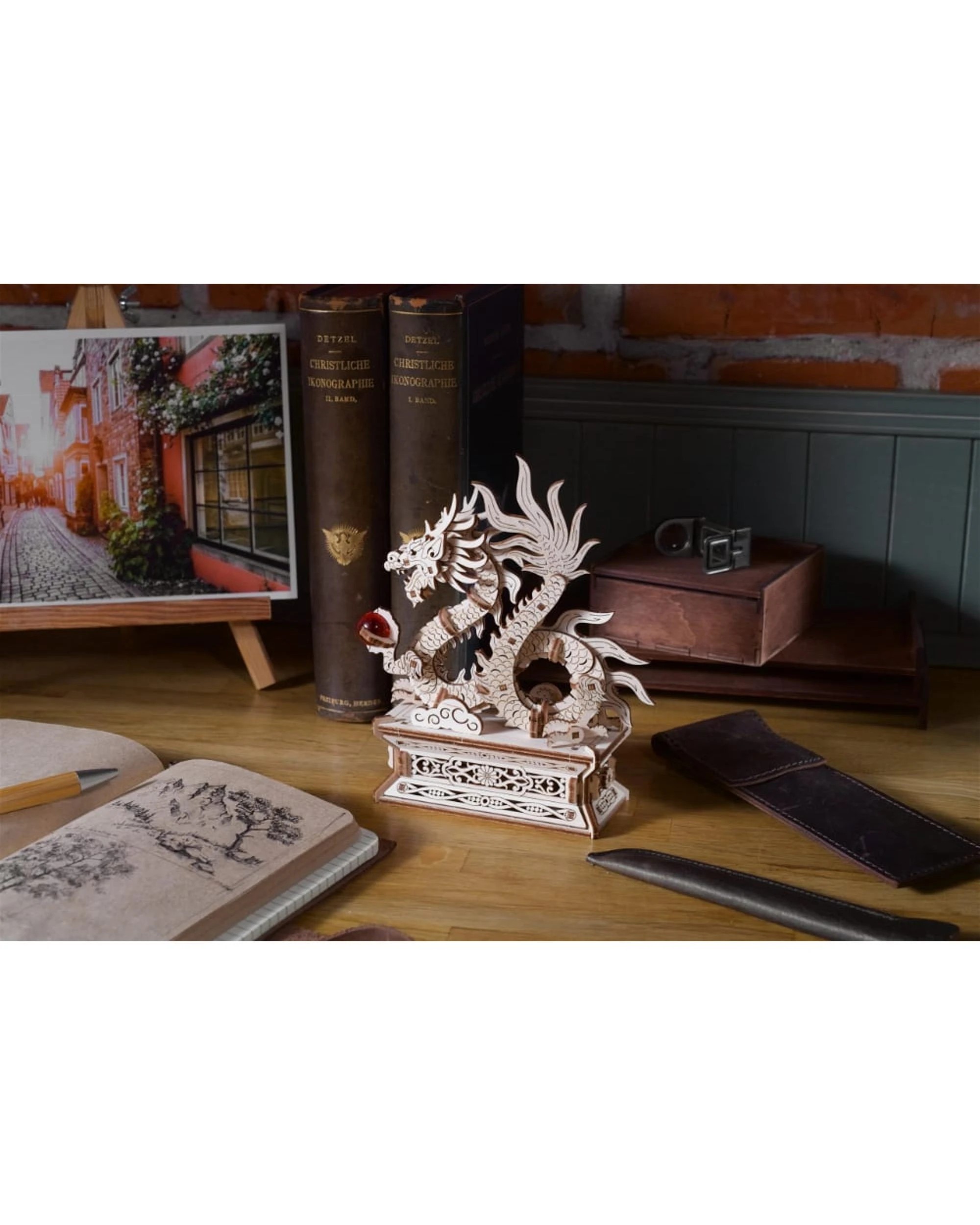 5 UGears Wooden Dragon Model Kit, 5 of 6