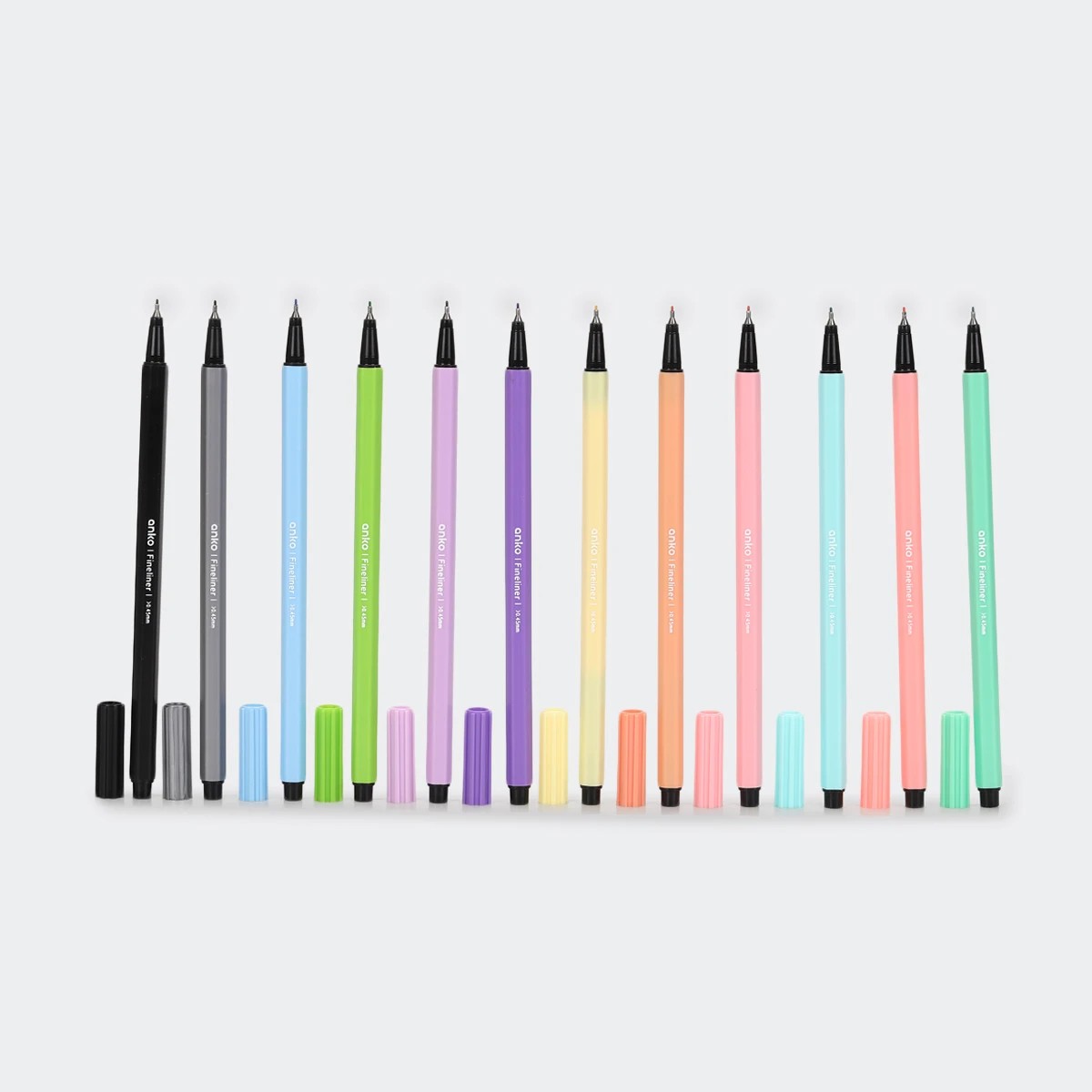 3 12 Pack Fineliner Pens - Pastel, 3 of 5