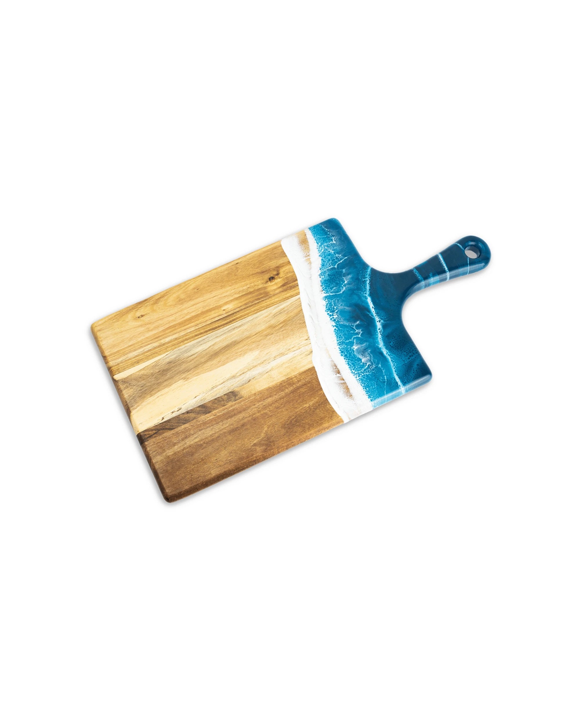1 Lynn & Liana Acacia Wooden Cheese Board Ocean Vibes Large 51x25x1.9cm - Multi, 1 of 1