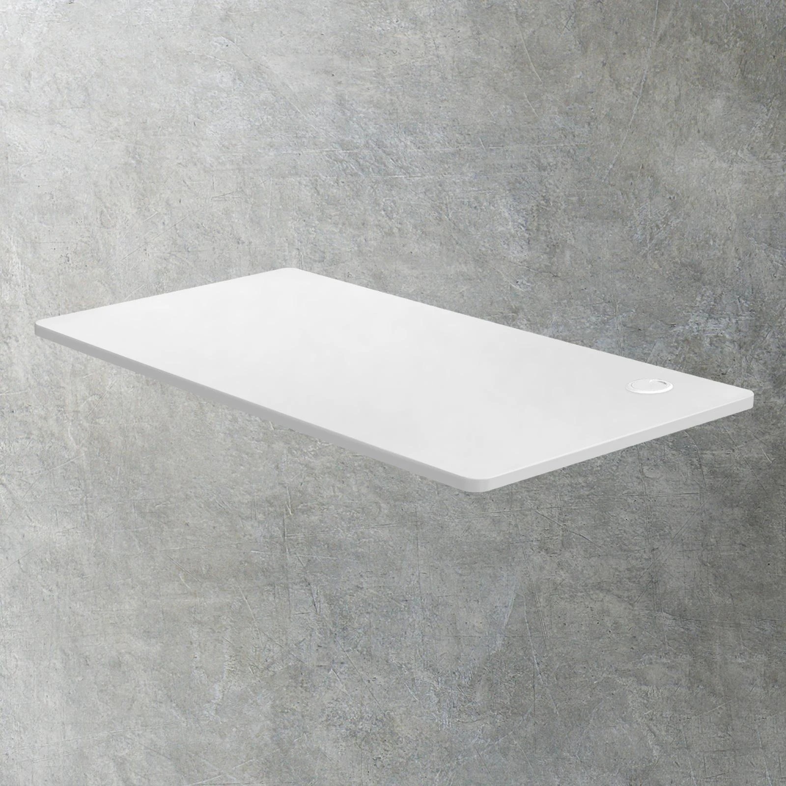 2 Oikiture 150cm Desk Top Electric Desk Board Computer Table
 - White, 2 of 9