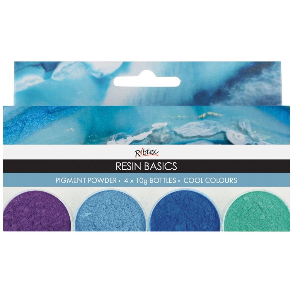 1 UV Resin Pigment Powder 10g 4 Pack Cool Mix, 1 of 2