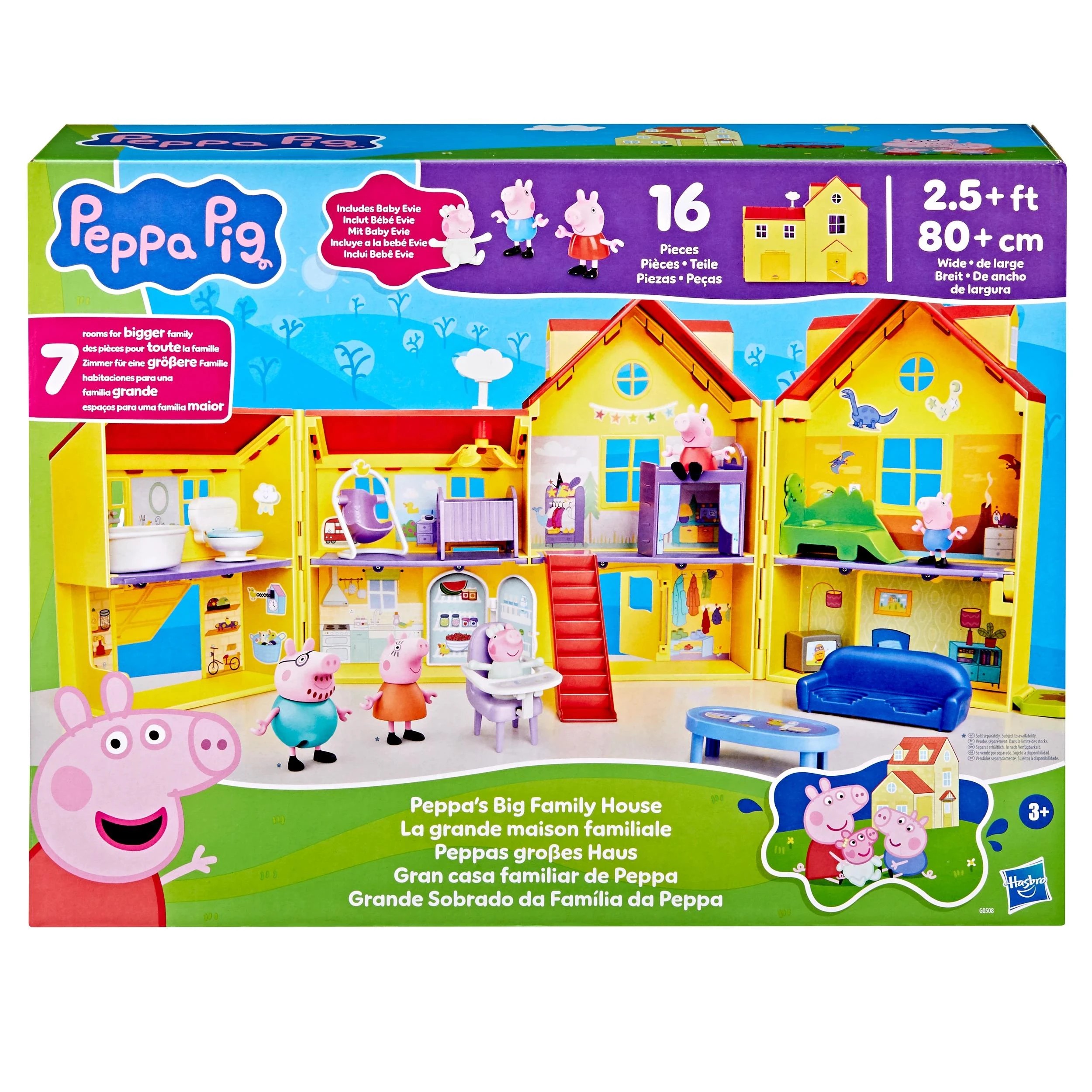 1 Peppa Pig Big Family House - Multi, 1 of 4