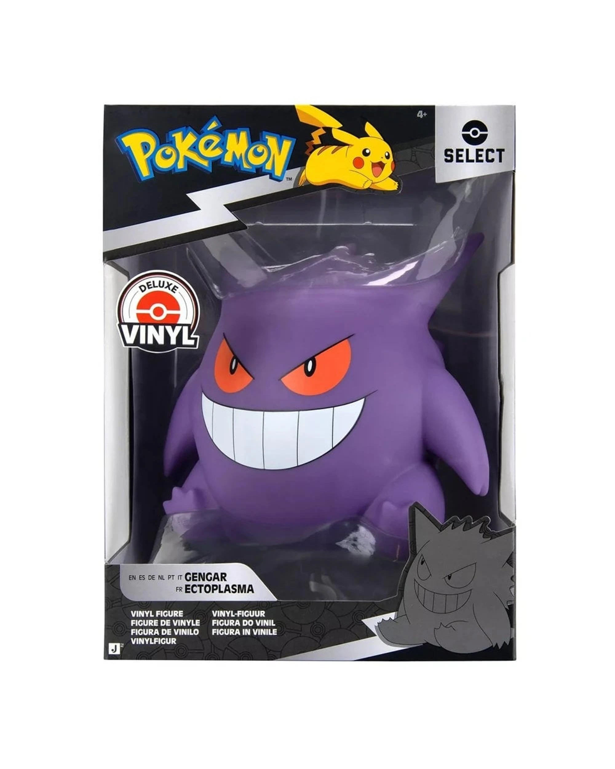 1 Pokemon Select Gengar Deluxe 8 inch Vinyl Figure, 1 of 6