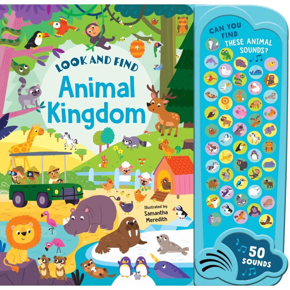 1 Look and Find: Animal Kingdom by Samantha Meredith - Sound Book, 1 of 2