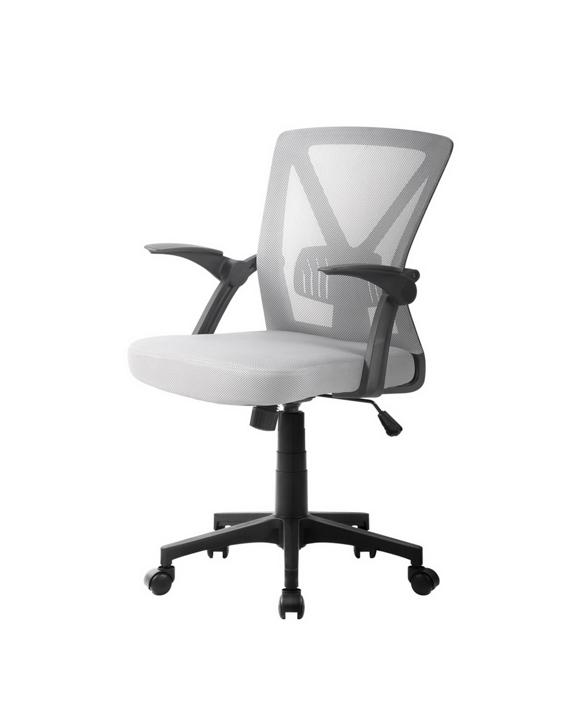 Artiss Office Chair Gaming Executive Computer Chairs Study Mesh Seat Tilt Grey