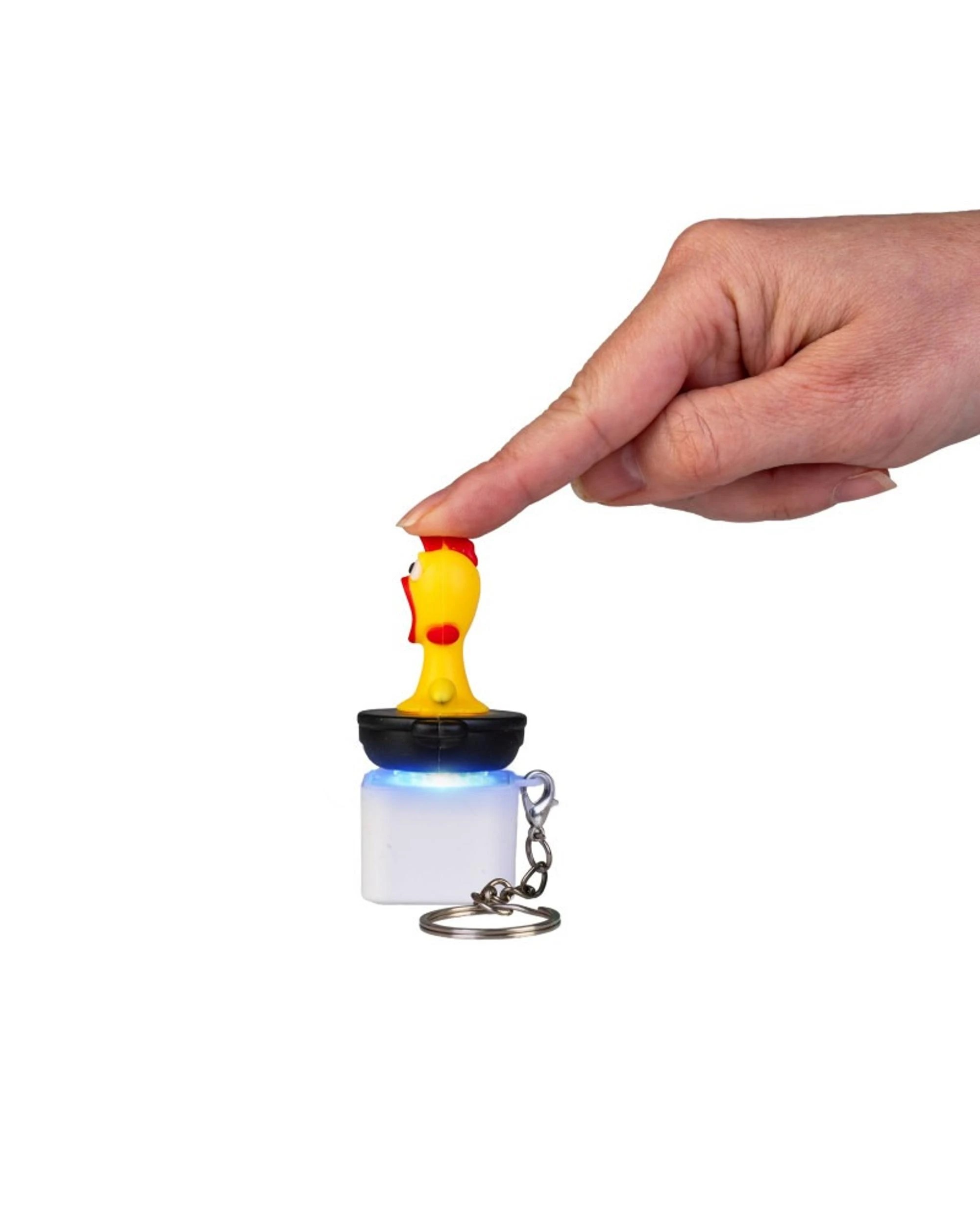 3 MDI Fidget Fingers Sound Clicker Chicken Keychain, 3 of 4