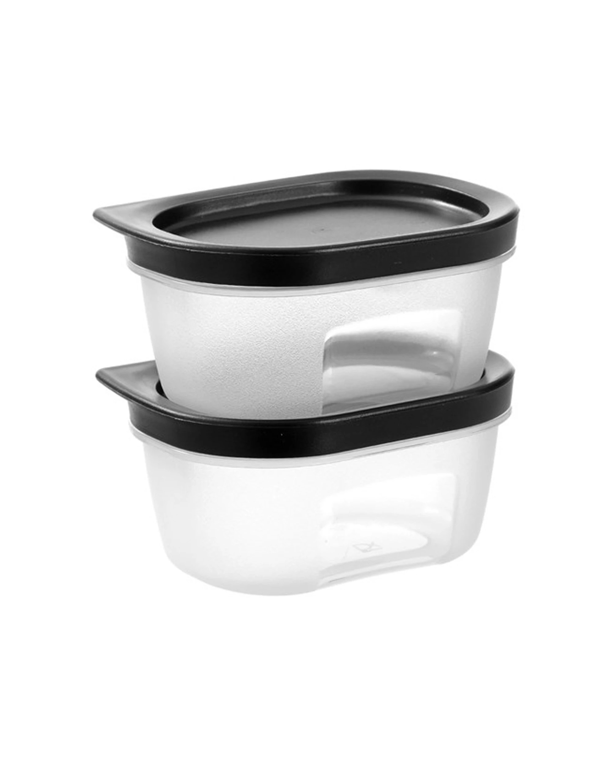 4 Lemon & Lime 12x 2pc Food Reusable Container Organiser 200ml - Clear, 4 of 7