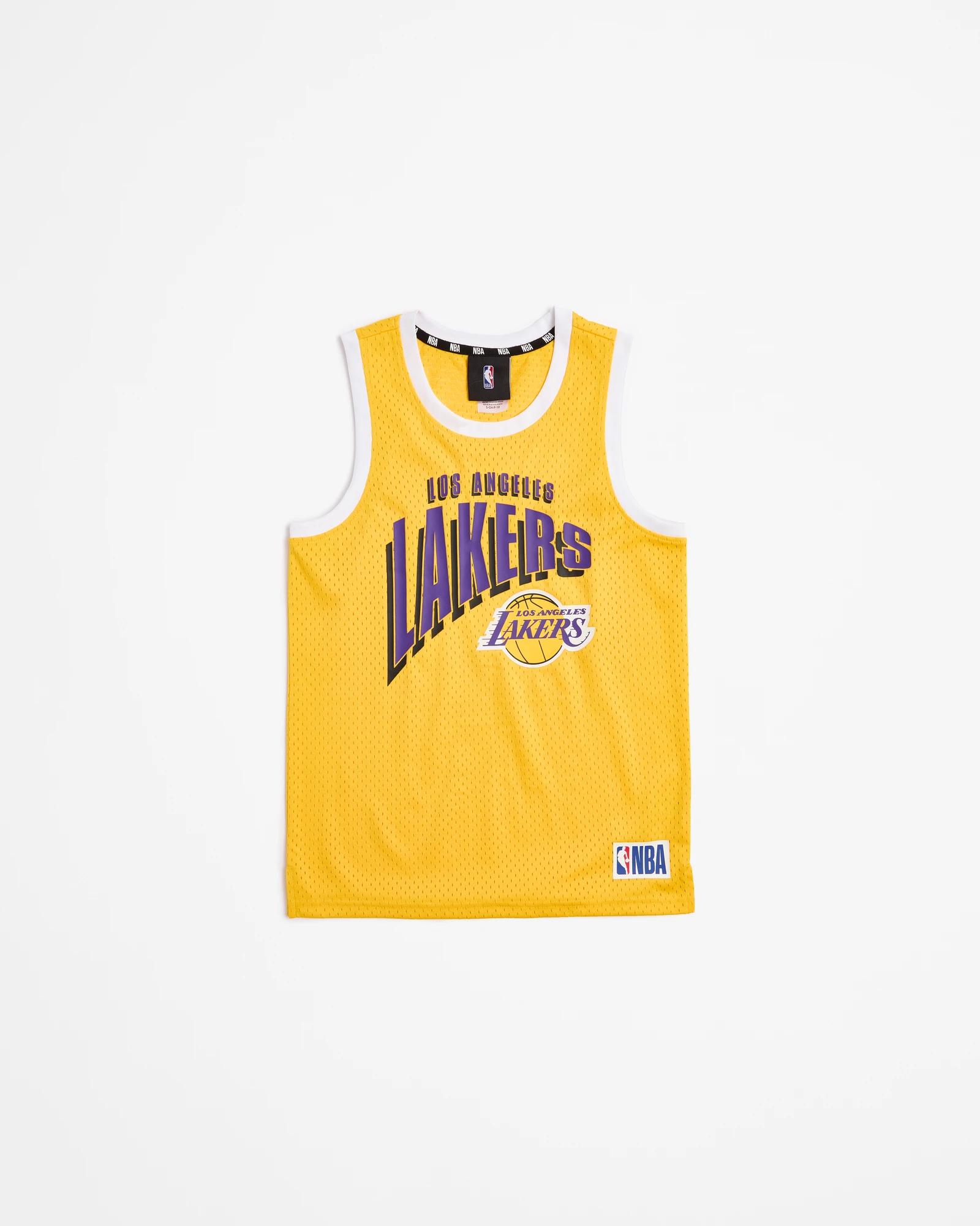 1 Nba Mesh Tank LA LAKERS YELLOW, 1 of 3