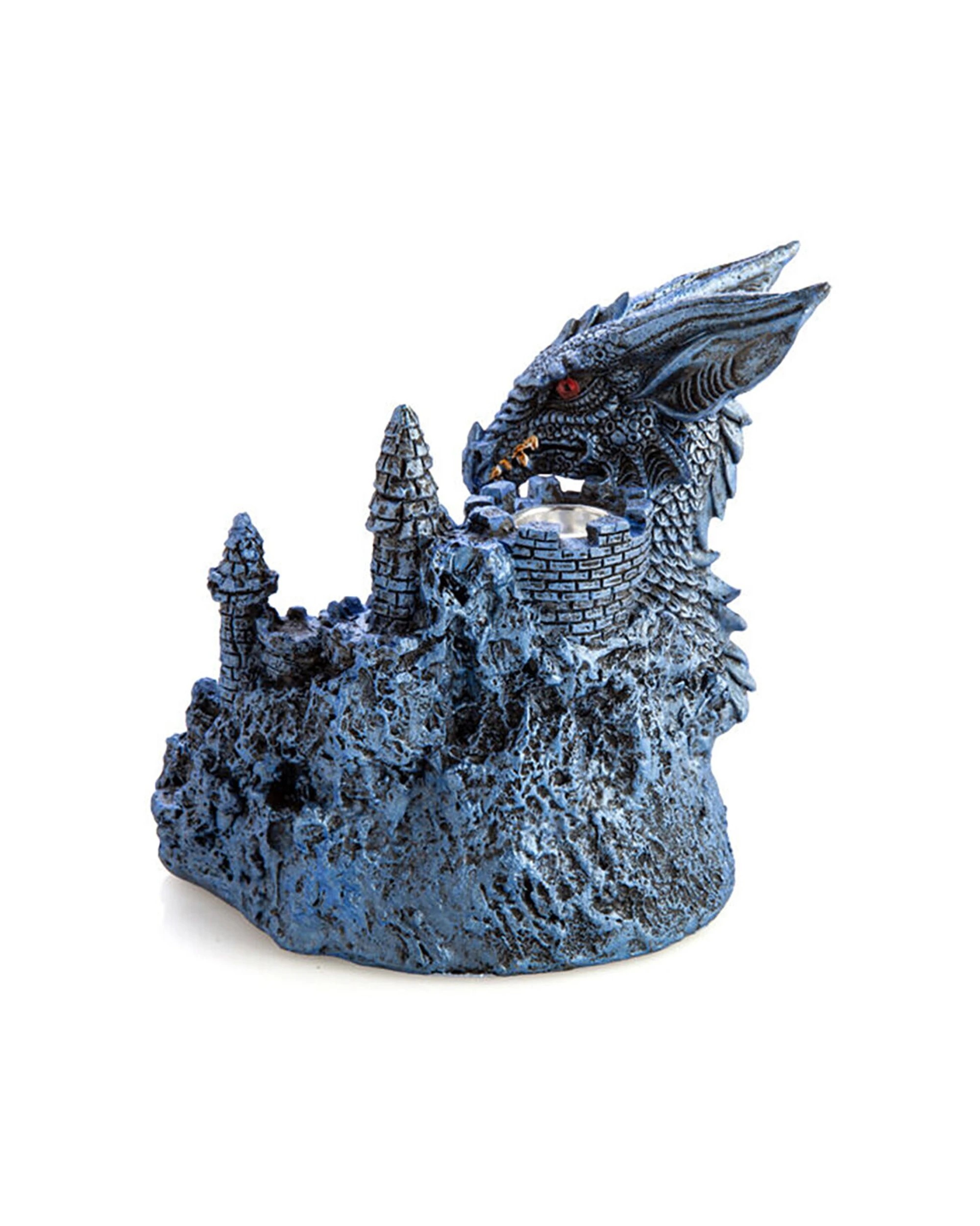 6 Mystical Worlds Ice Dragon LED Backflow Incense Burne - Blue, 6 of 6