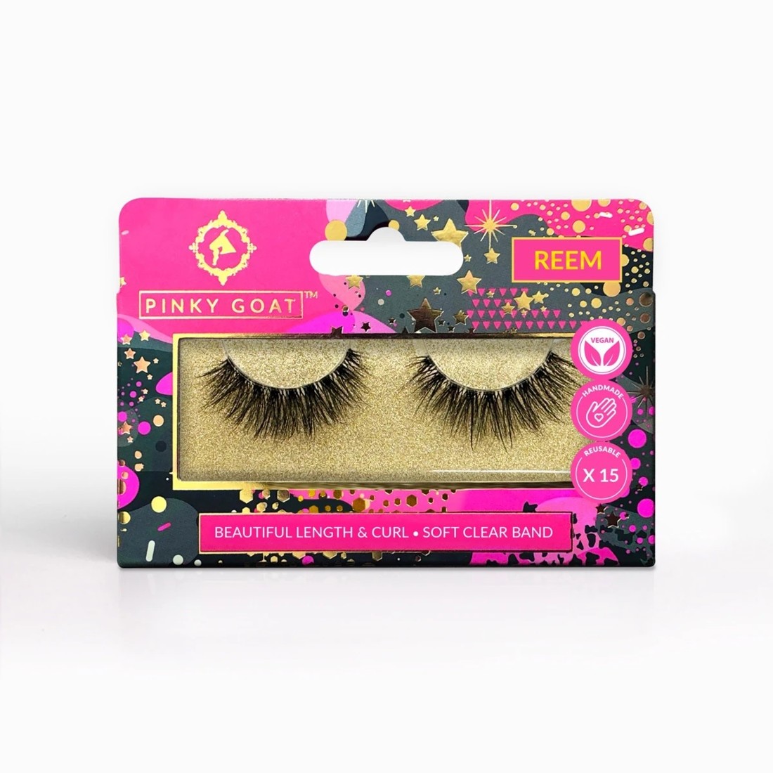 1 Pinky Goat Beautiful Length and Curl Lashes - Reem, 1 of 3