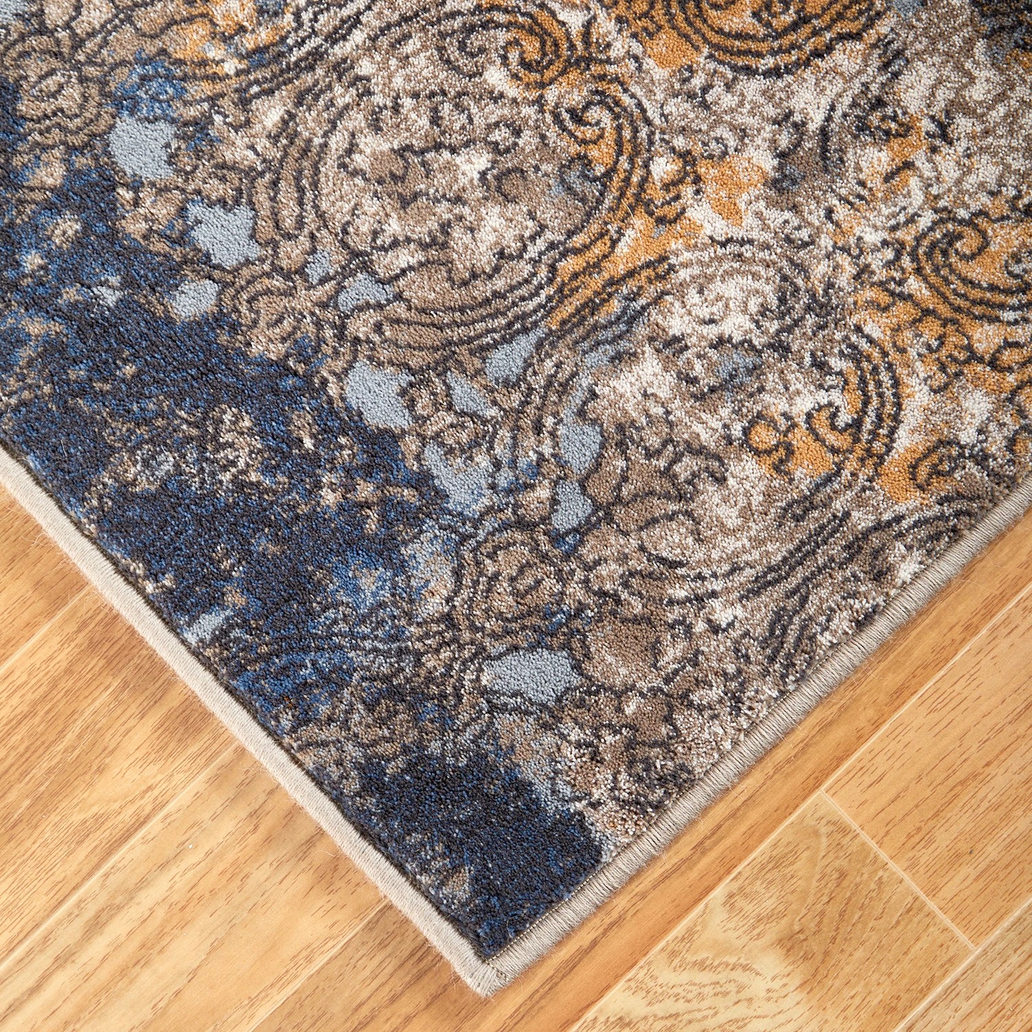 9 Common Ground Rugs Tempo Gayle 300x200cm - Medium Power Loomed Wool Floor Rug - Beige, 9 of 9