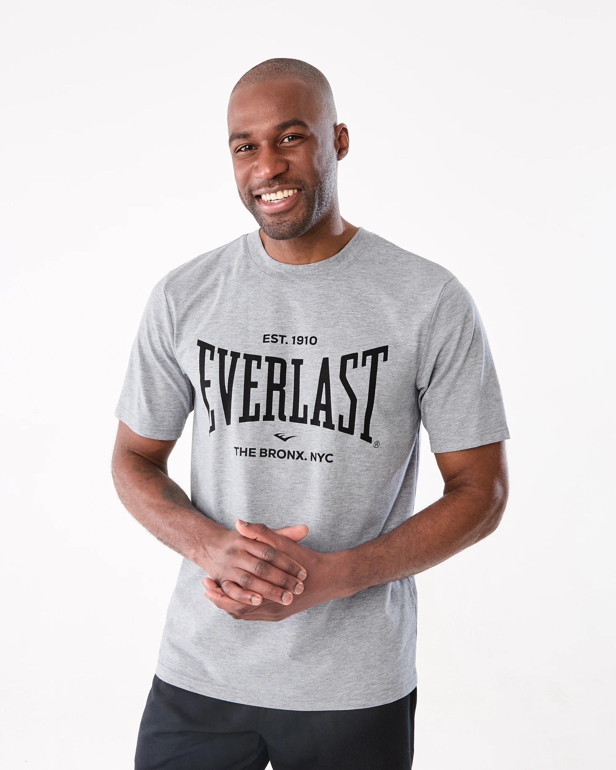1 Everlast Mens Bronx T-shirt Ash, 1 of 7