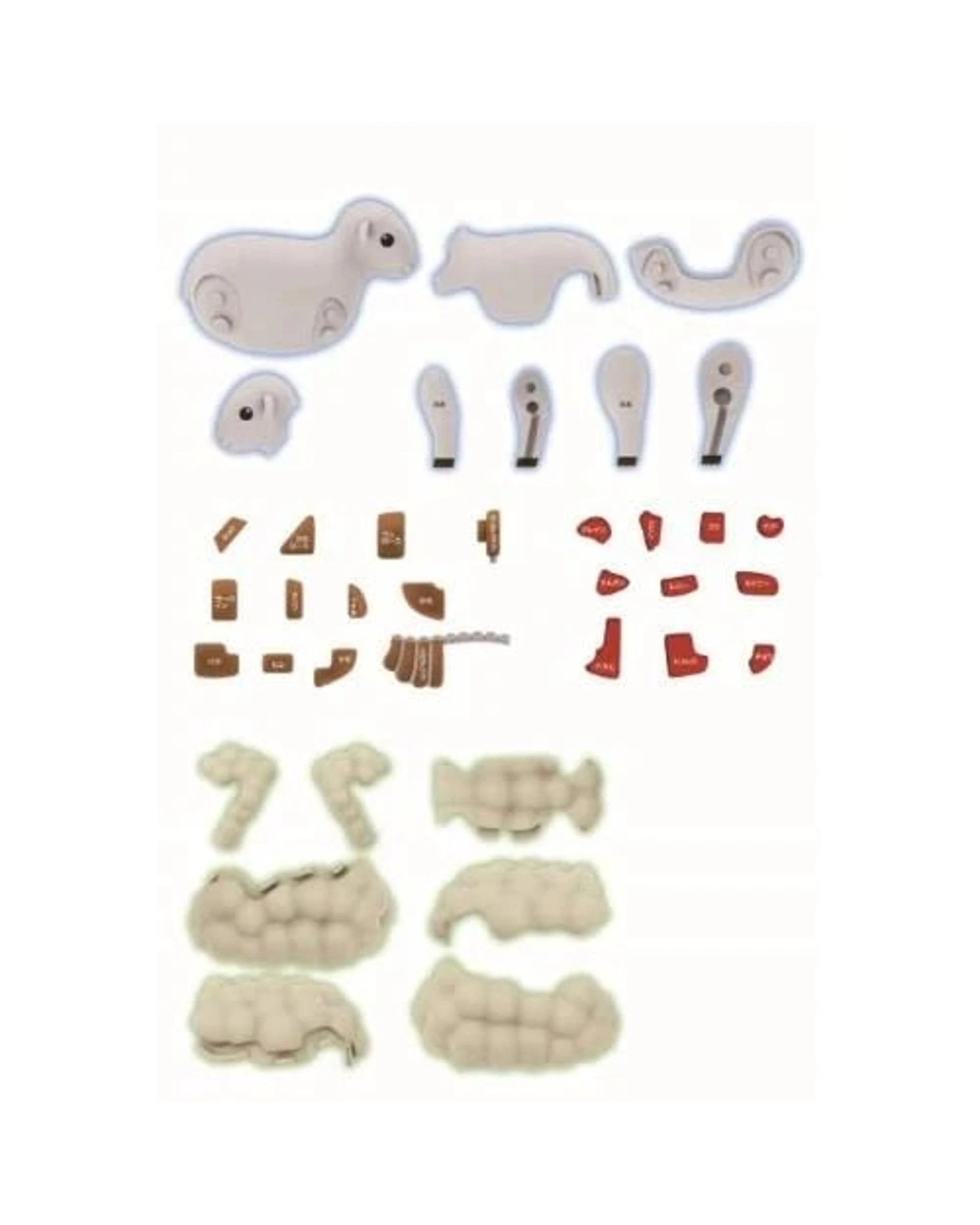 4 Megahouse Lite Lamb Kaitai Puzzle, 4 of 8