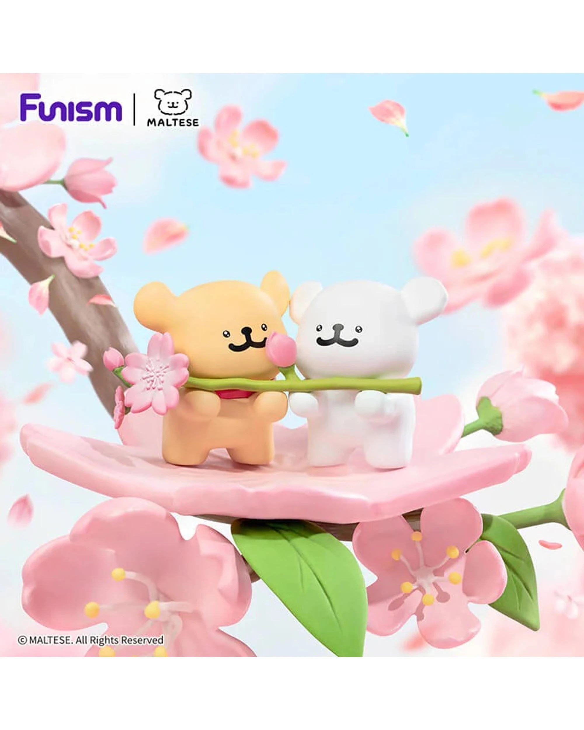 8 Funism Maltese Cherry Blossom Series Figures Blind Box, 8 of 9