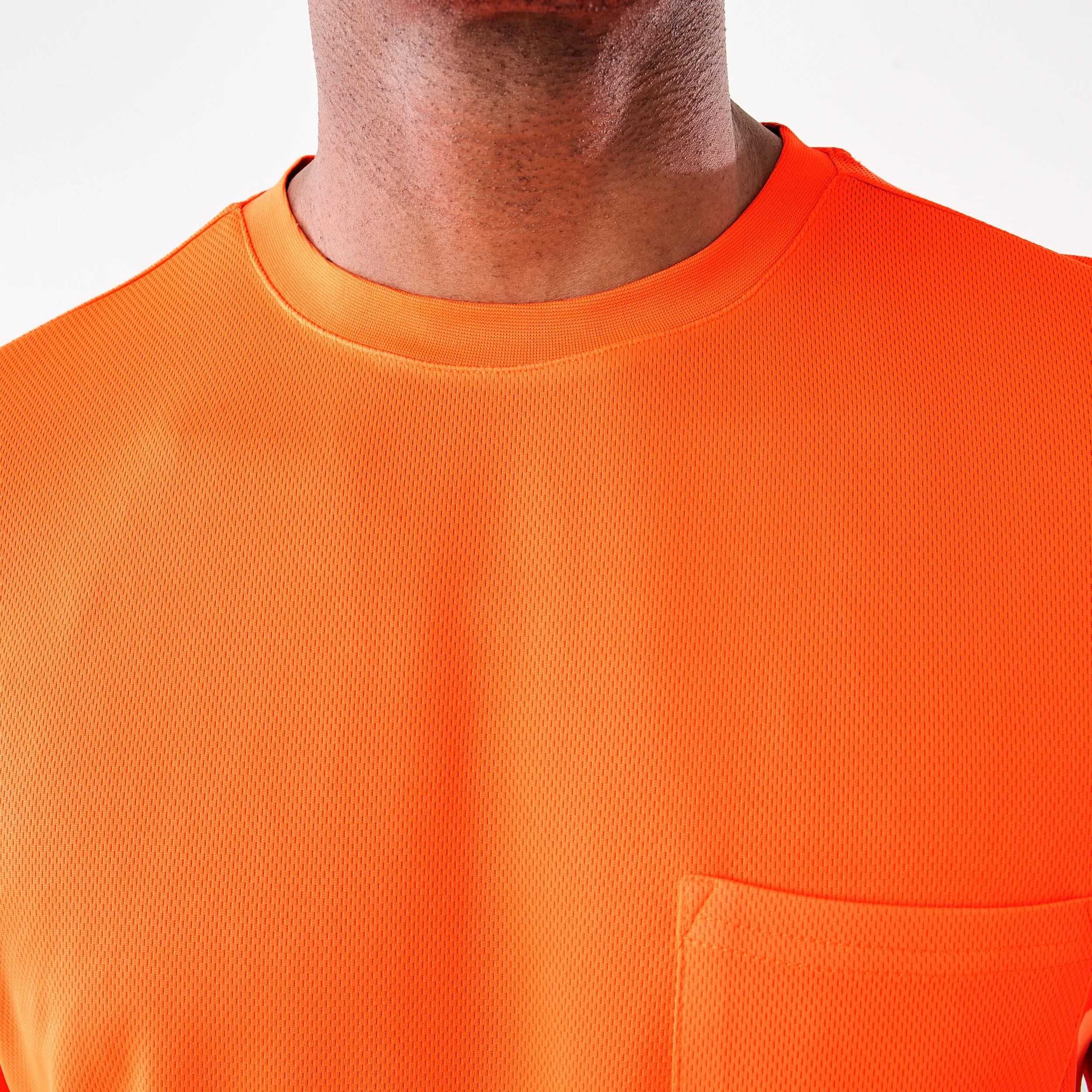 5 Workwear Short Sleeve Cool T-Shirt SAFETY ORANGE, 5 of 7
