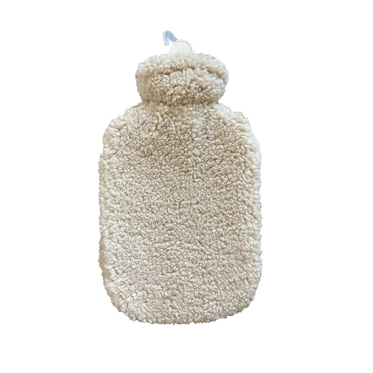 1 2L OXX Essentials Hot Water Bottle with Sand Sherpa Cover, 1 of 2