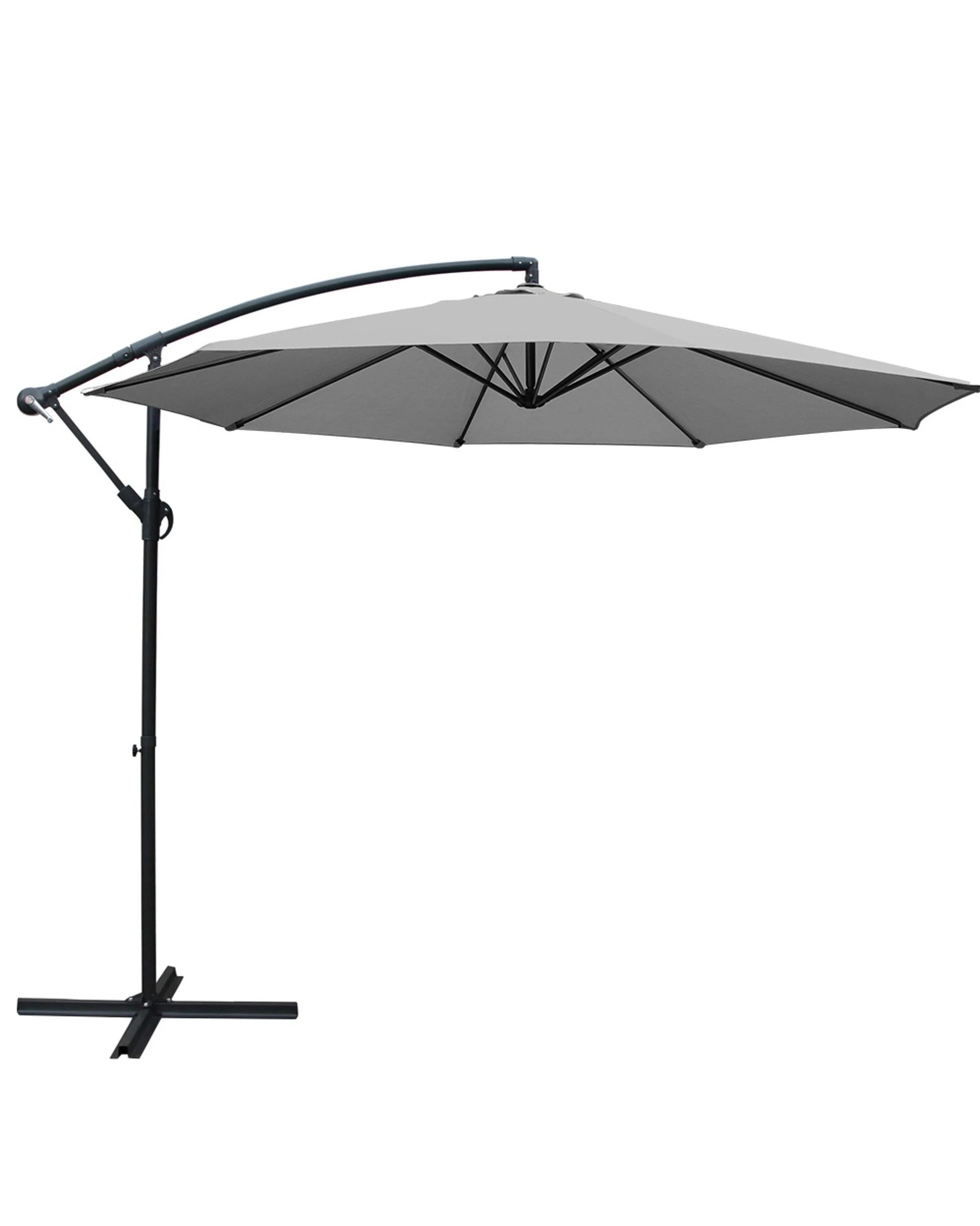 1 Instahut 3m Outdoor Umbrella Cantilever Beach Garden Patio
 - Grey, 1 of 3