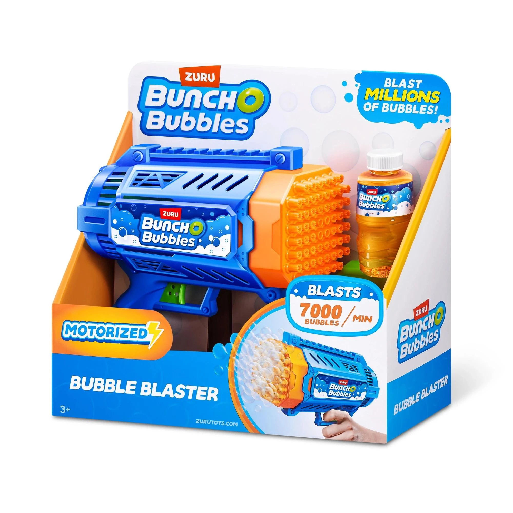 3 Bunch O Bubbles Motorized Bubble Blaster - Blue, 3 of 8