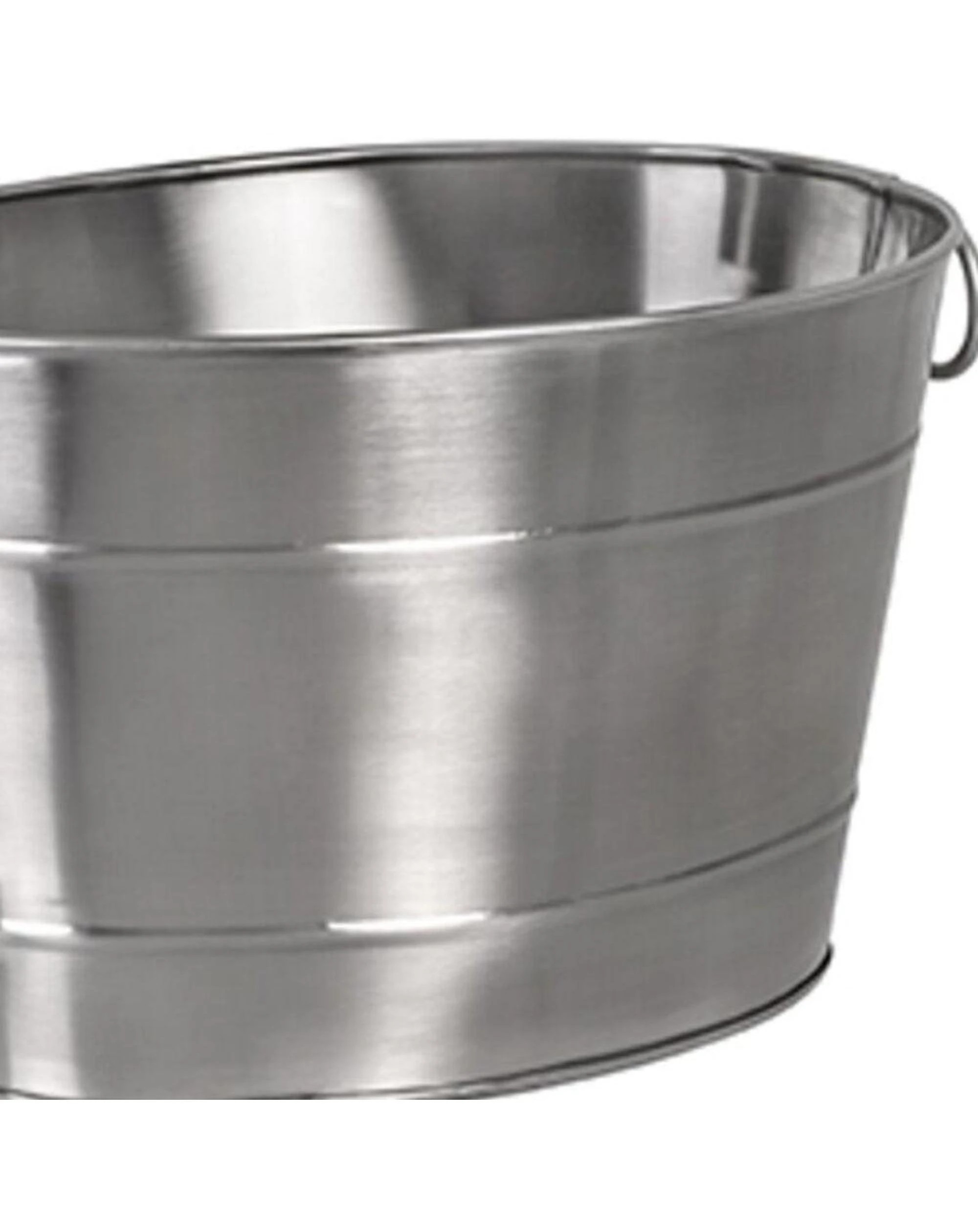 3 Moda Oval Beverage Tub Satin Stainless Steel 360x270x220mm, 3 of 3