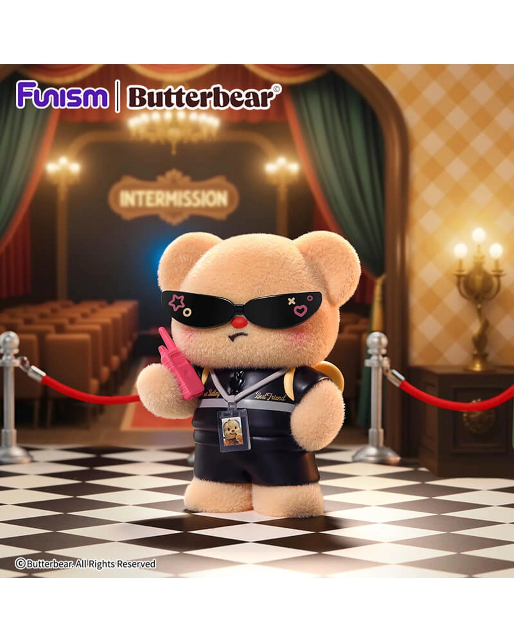 5 Funism Butterbear Adorable Influencer Series Figures Blind Box, 5 of 10