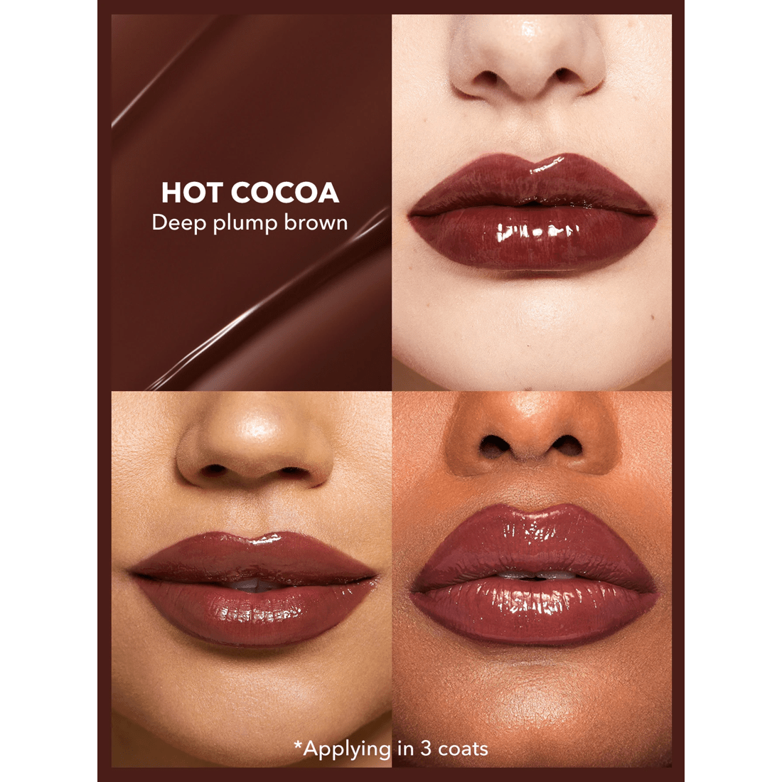 2 SHEGLAM Pout-Perfect Shine Lip Plumper - Hot Cocoa, 2 of 7