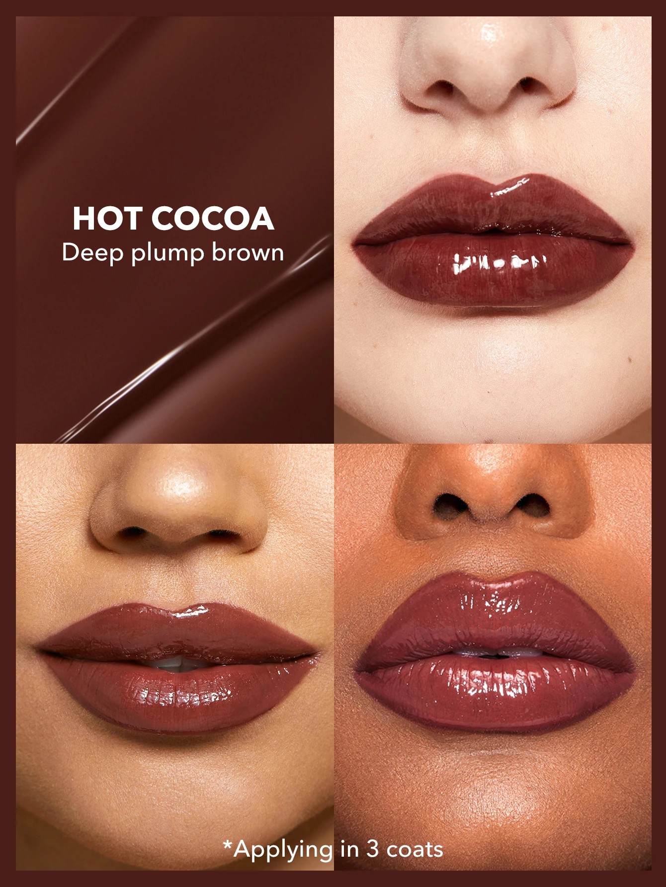 2 SHEGLAM Pout-Perfect Shine Lip Plumper - Hot Cocoa, 2 of 7