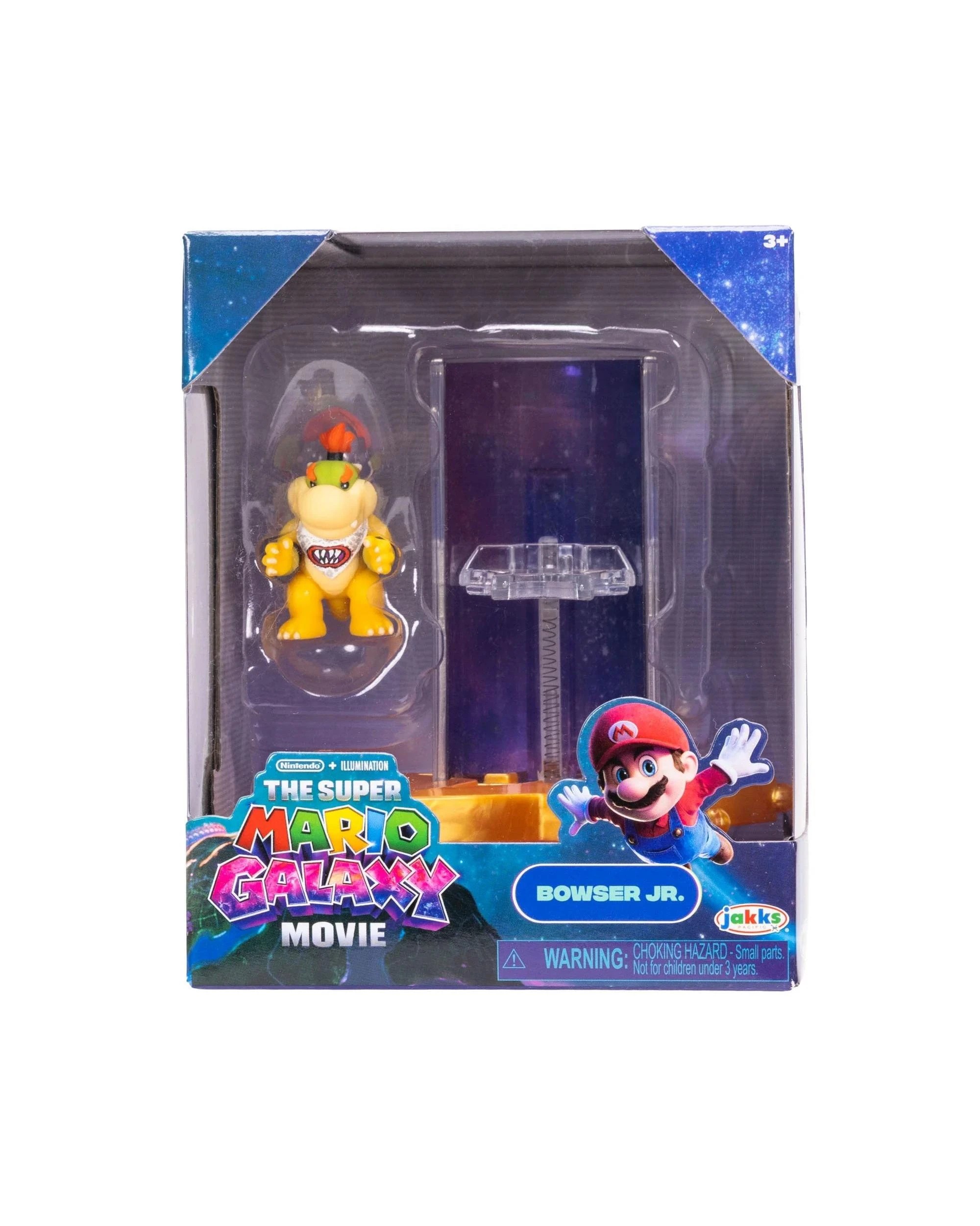 1 The Super Mario Galaxy Movie Bowser Jr. Mini Figure with Star Launcher, 1 of 3