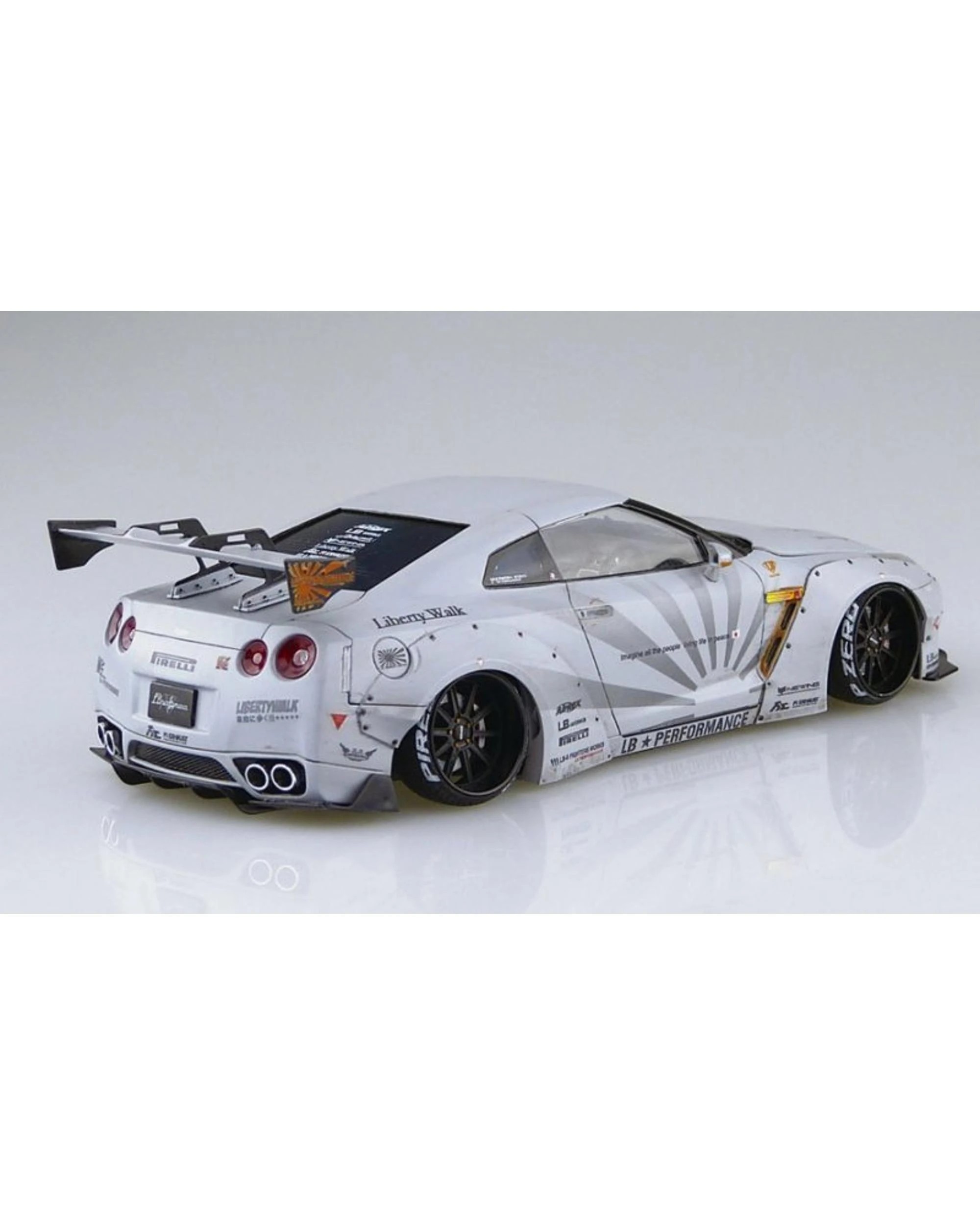 4 Aoshima LB Works R35 Nissan GT-R 1:24 Scale Model Kit, 4 of 5