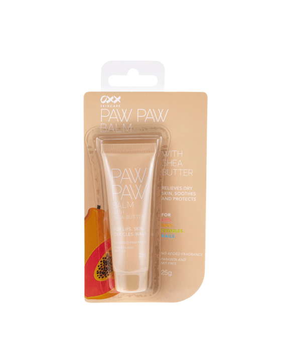 OXX Skincare Paw Paw Balm 25g Shea Butter Kmart