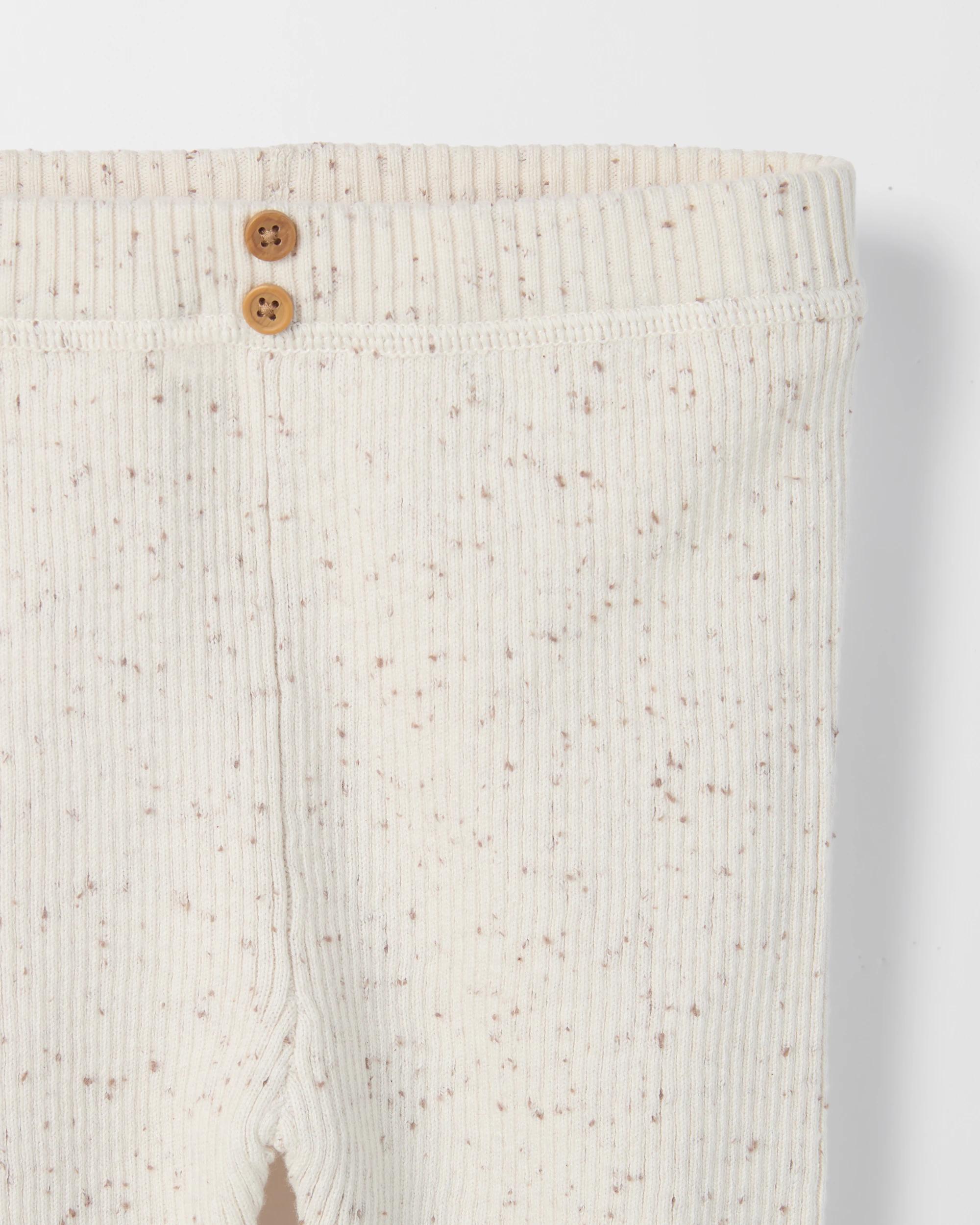 2 Target Baby Organic Cotton Rib Knit Pants NEP CREAM, 2 of 2